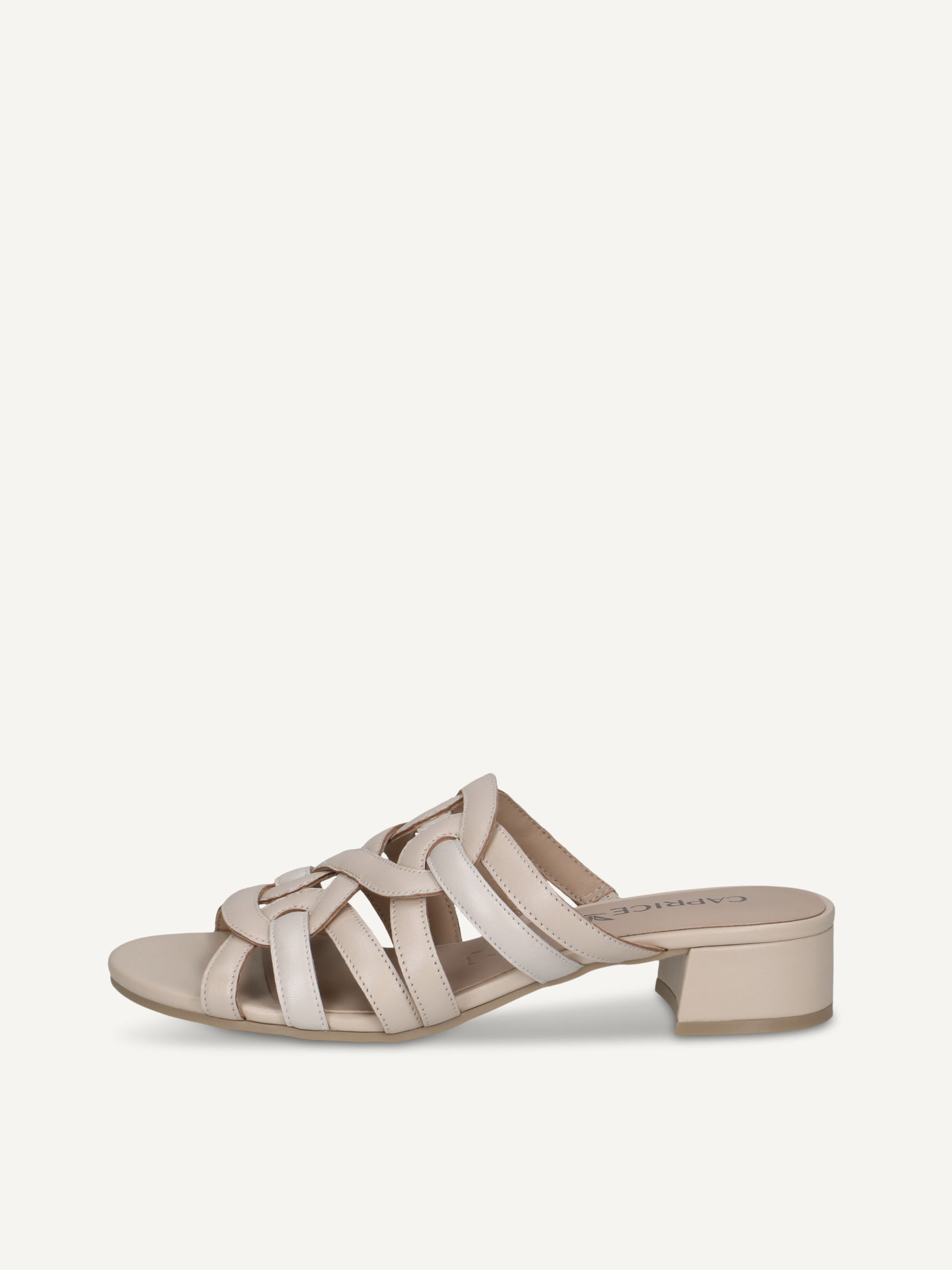 CAPRICE Mule, , made of Leather with Block heel, Size 41