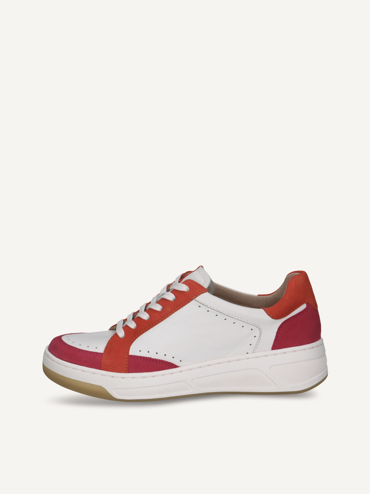 CAPRICE Sneaker, weiß, aus Leder , Gr. 36