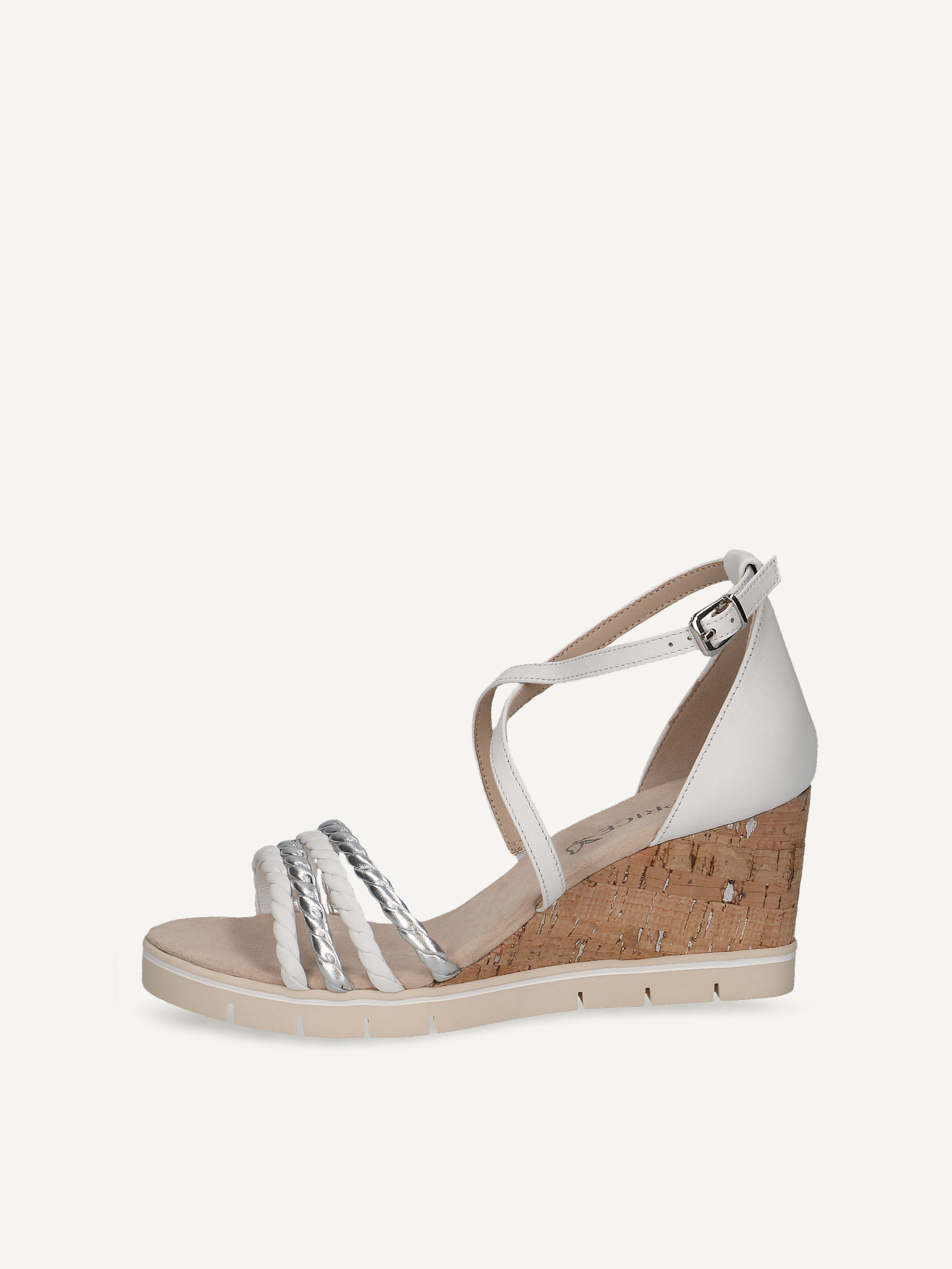 CAPRICE Heeled sandal, , made of Leather with Wedge heel, Size 41