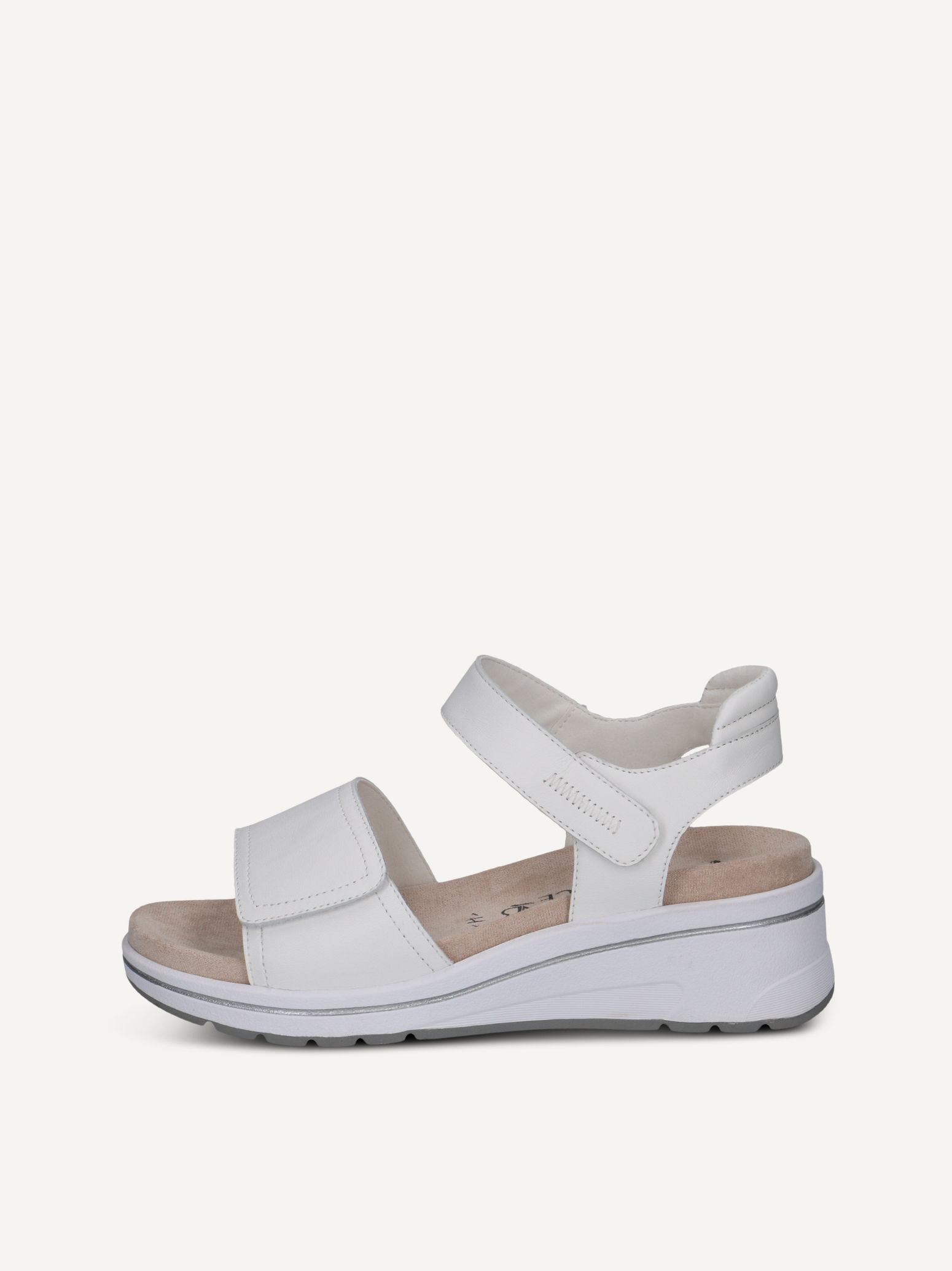 CAPRICE Heeled sandal, , made of Leather with Wedge heel, Size 39