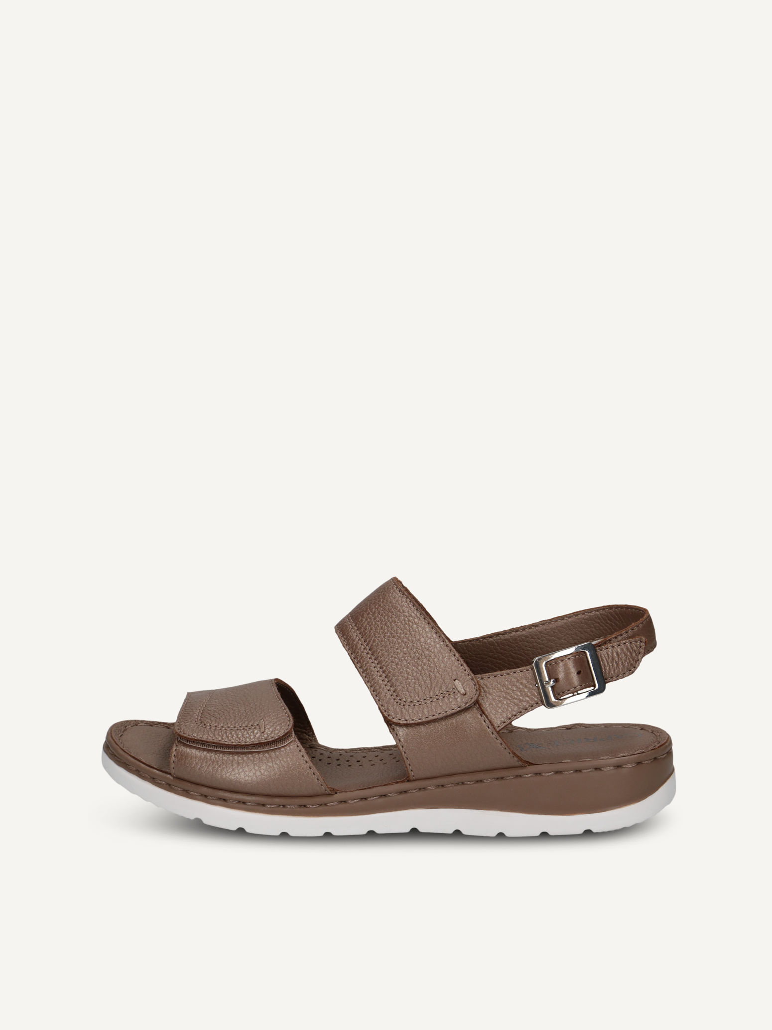 CAPRICE Heeled sandal, , made of Leather without heel, Size 42