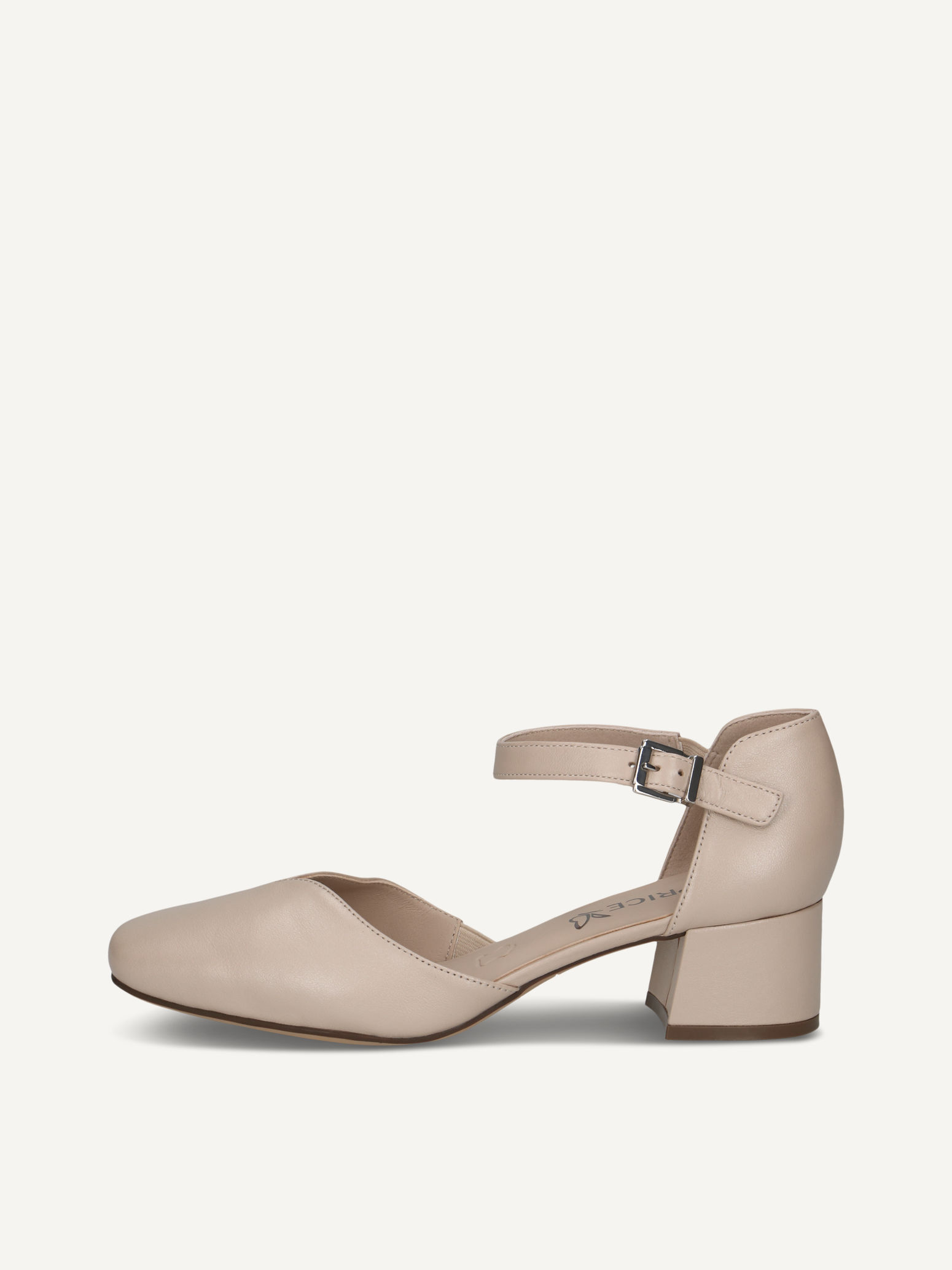 CAPRICE Pumps, , made of Leather with Trapeze heel, Size 39
