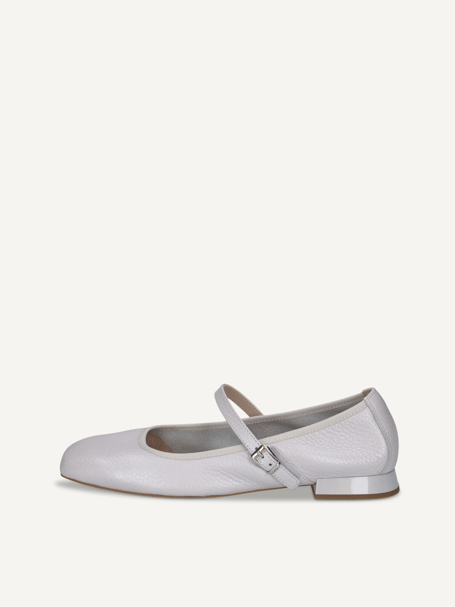 CAPRICE Ballerina, , made of Leather with Trapeze heel, Size 42