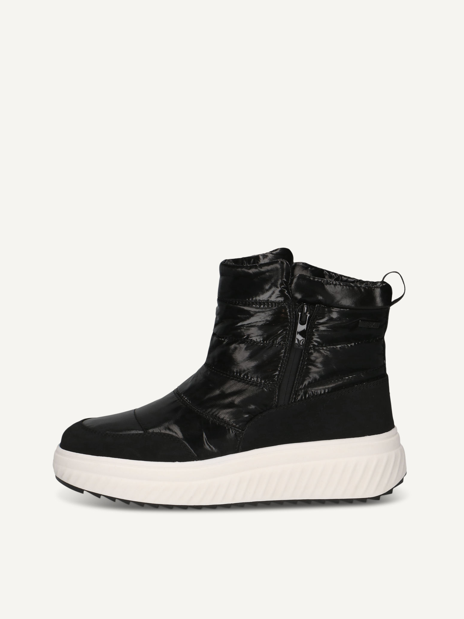 CAPRICE Bootie, black, made of Textile and synthetic without heel, Size 42