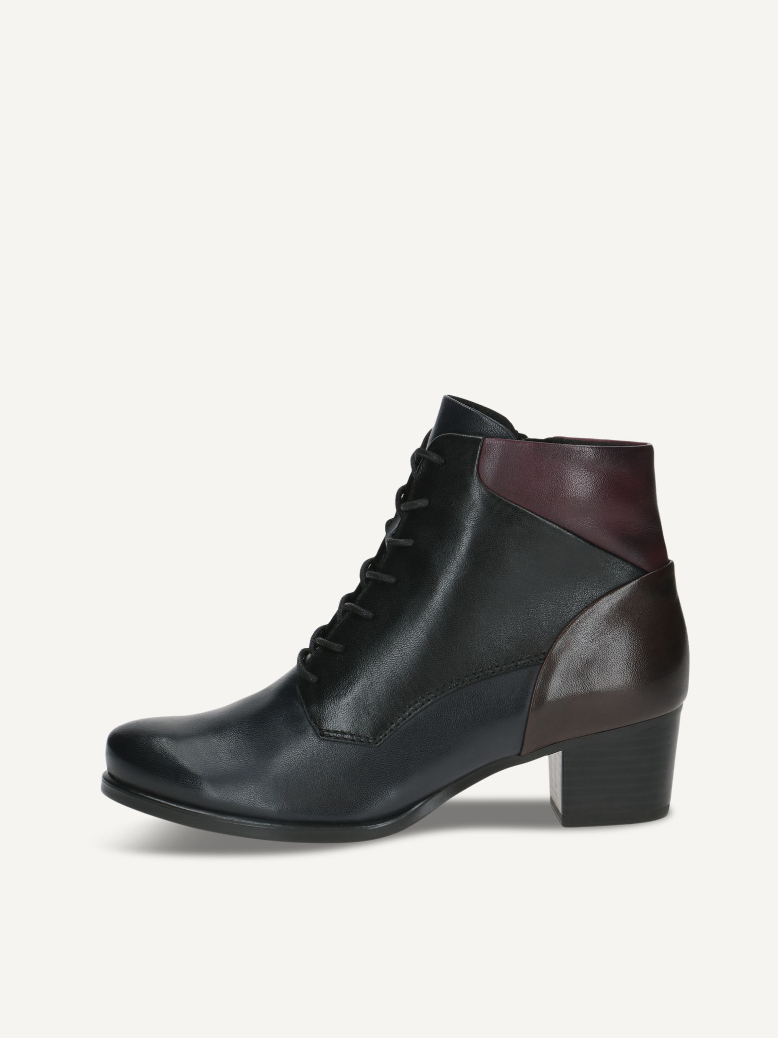 CAPRICE Bootie, multicolor, made of Leather with Block heel, Size 37.5
