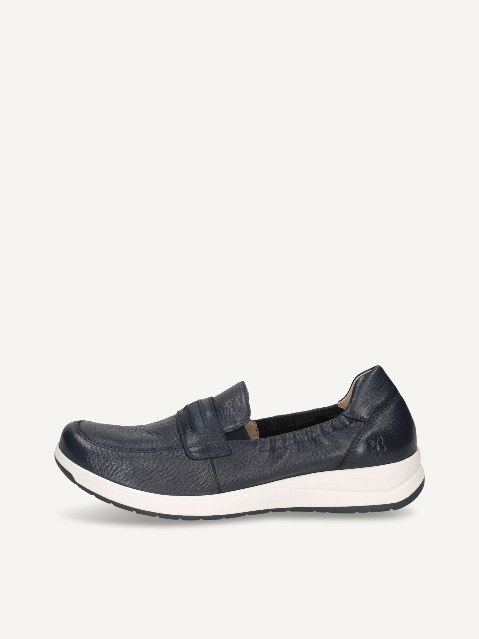 CAPRICE Slipper, blau, aus Leder , Gr. 39