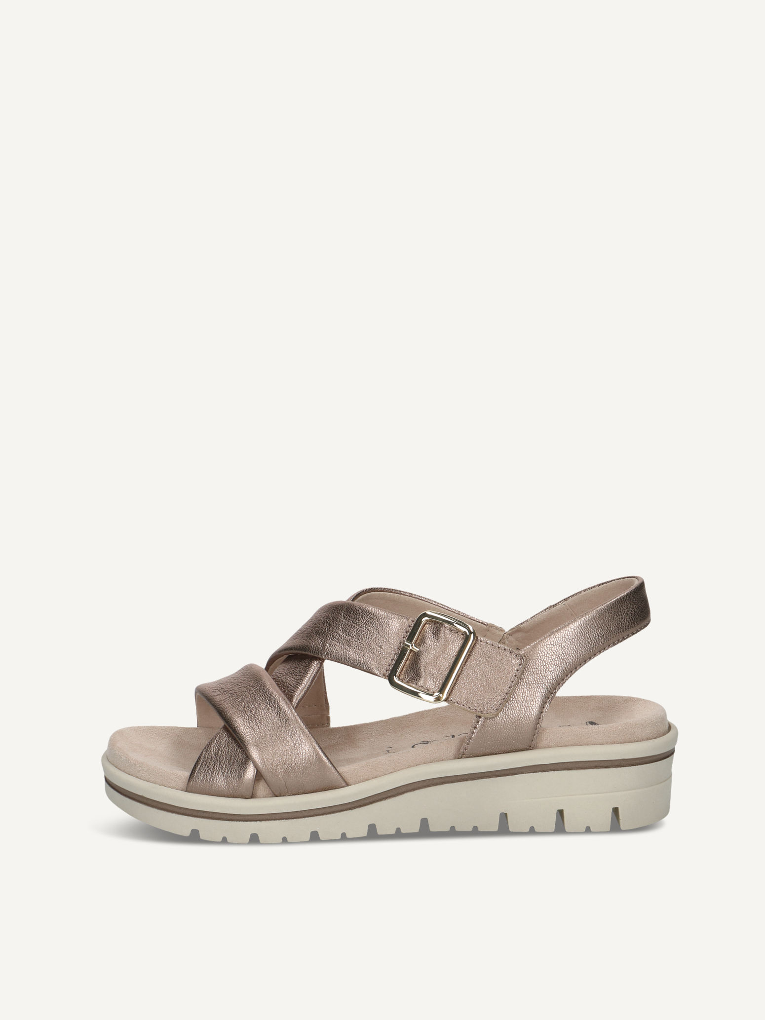CAPRICE Sandal, , made of Leather with Wedge heel, Size 40