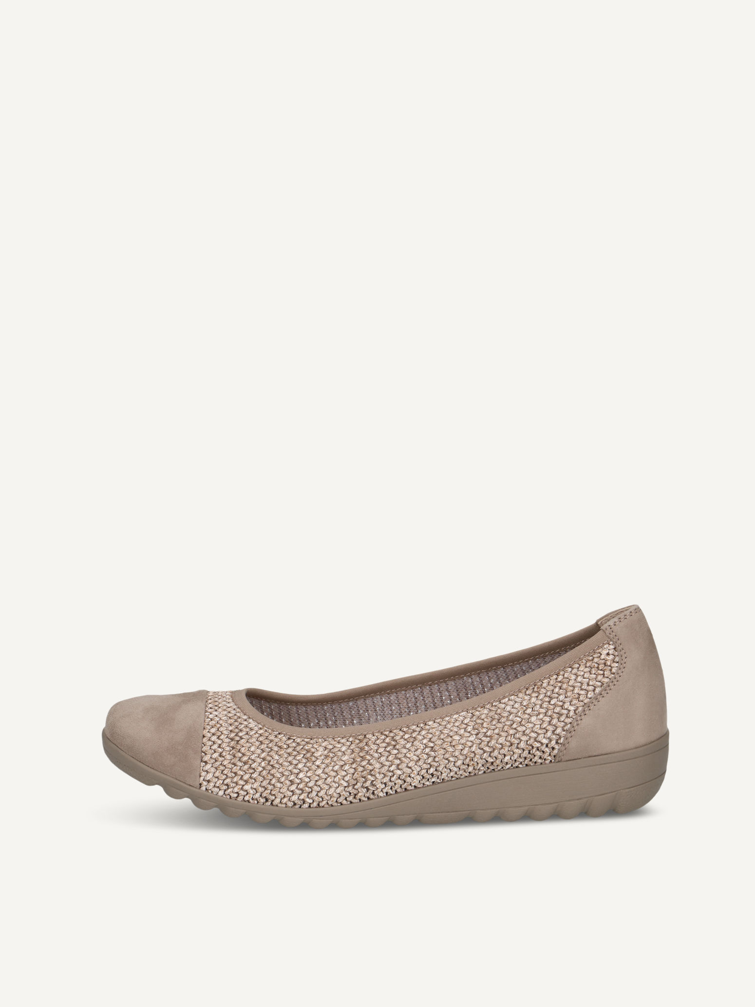 CAPRICE Ballerina, , made of Leather and synthetic, Size 42