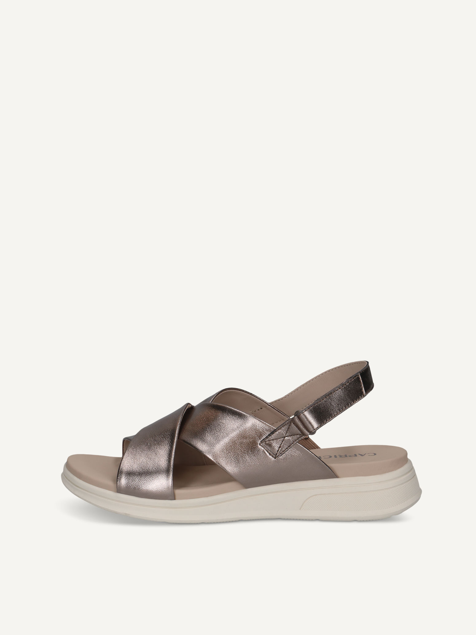 CAPRICE Sandal, , made of Leather without heel, Size 40