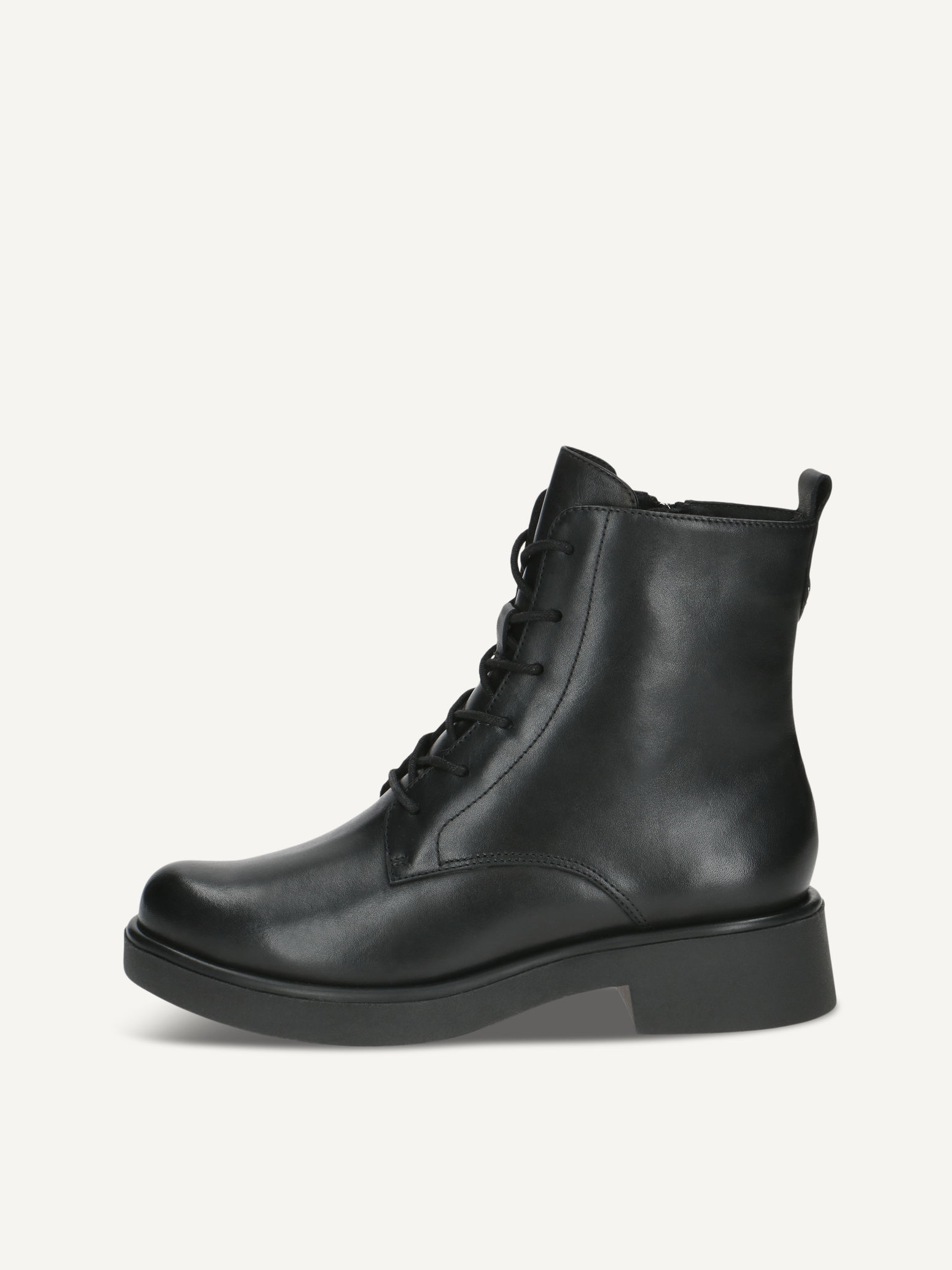 CAPRICE Bootie, black, made of Leather with Block heel, Size 36