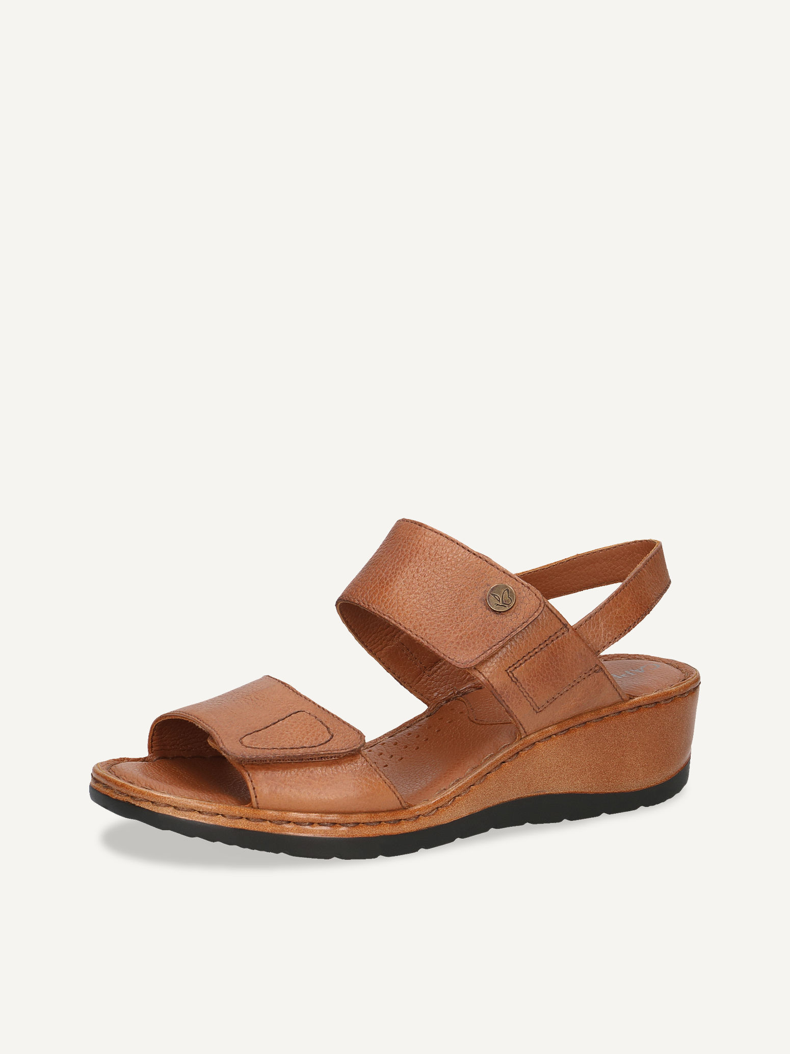 Ledersandalette - braun