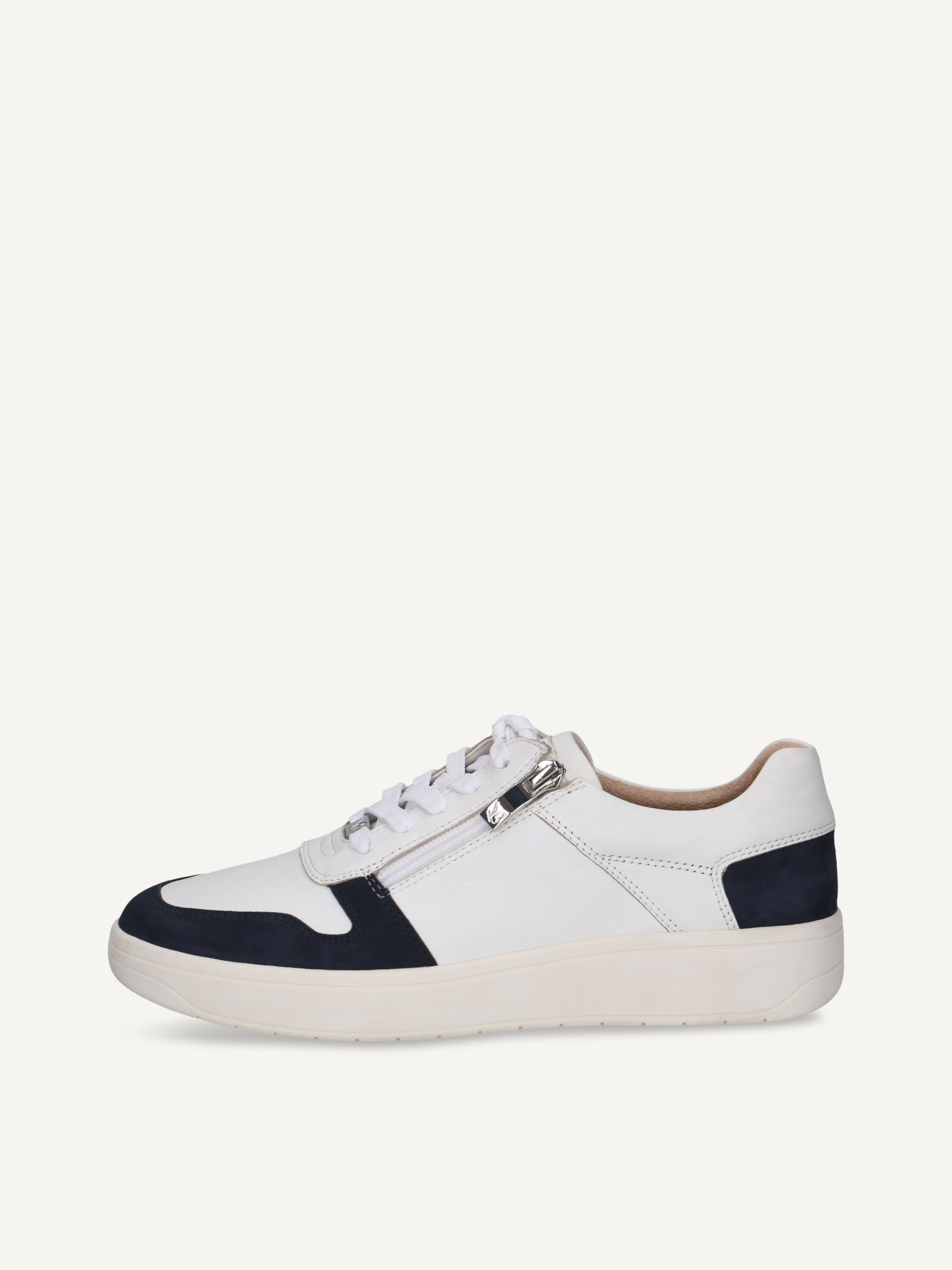 CAPRICE Sneaker, weiß, aus Leder , Gr. 41