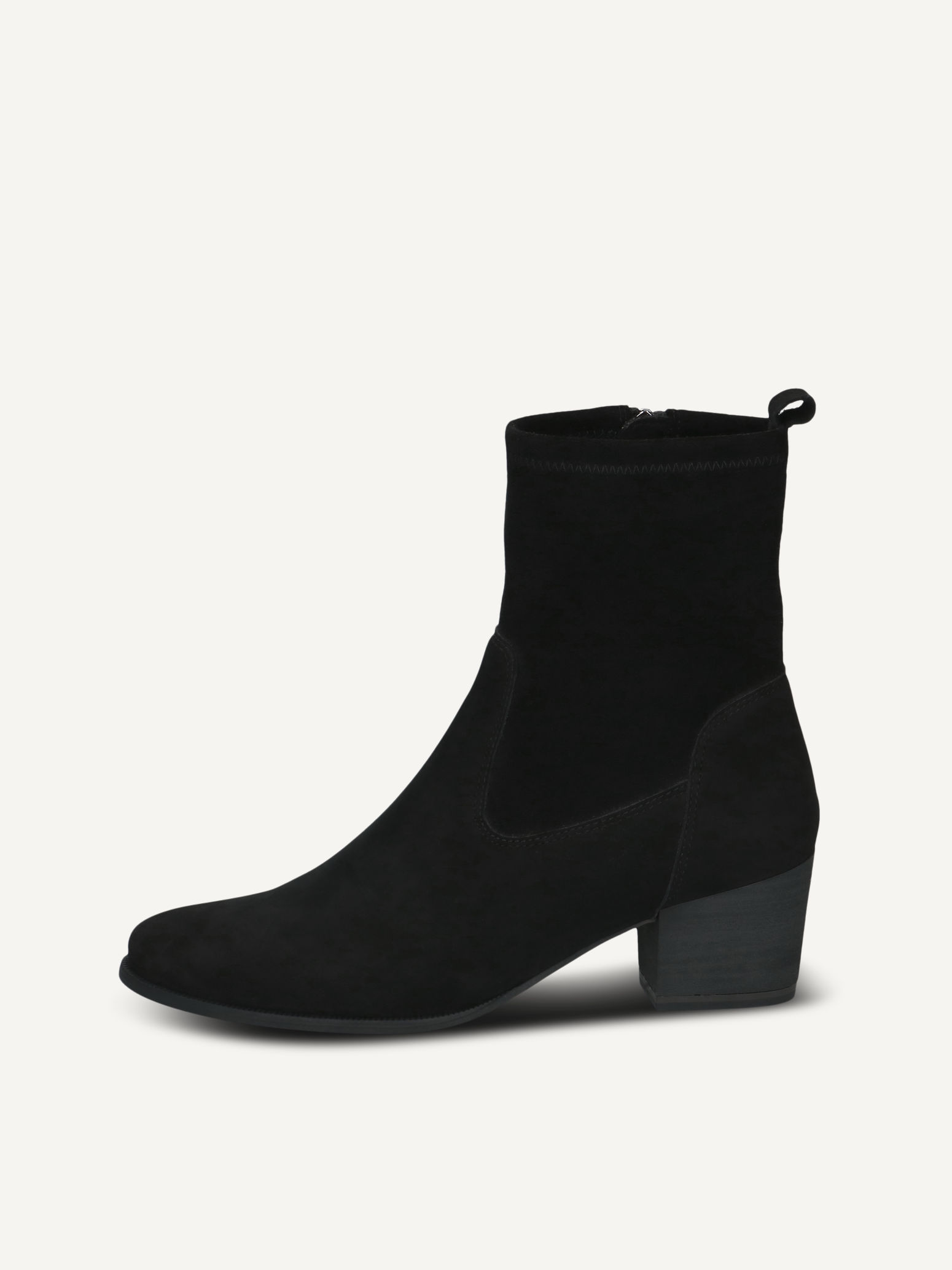CAPRICE Bootie, , made of Leather and synthetic with Block heel, Size 37.5
