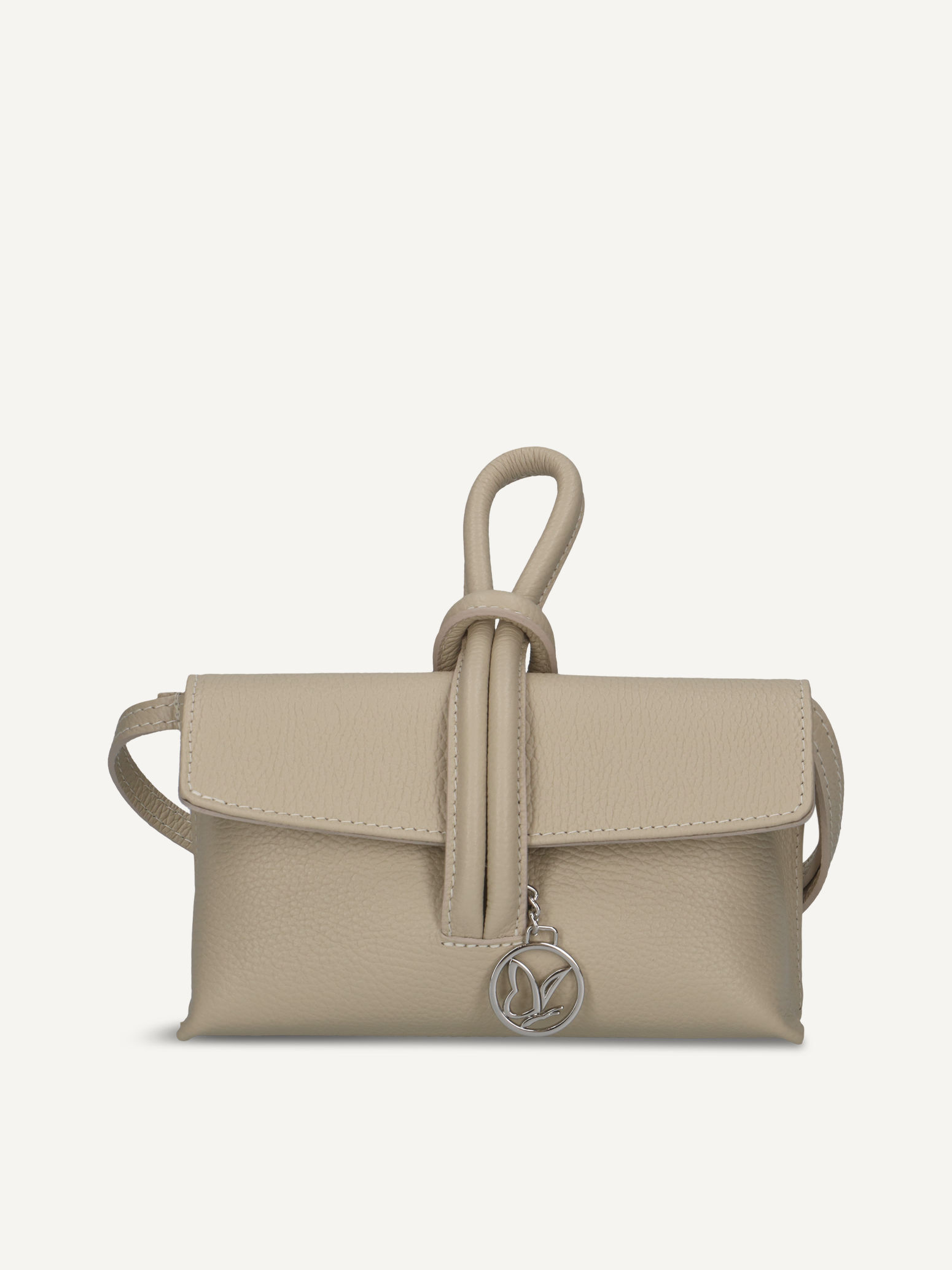 CAPRICE Clutch bag, beige, made of Leather, Size 1