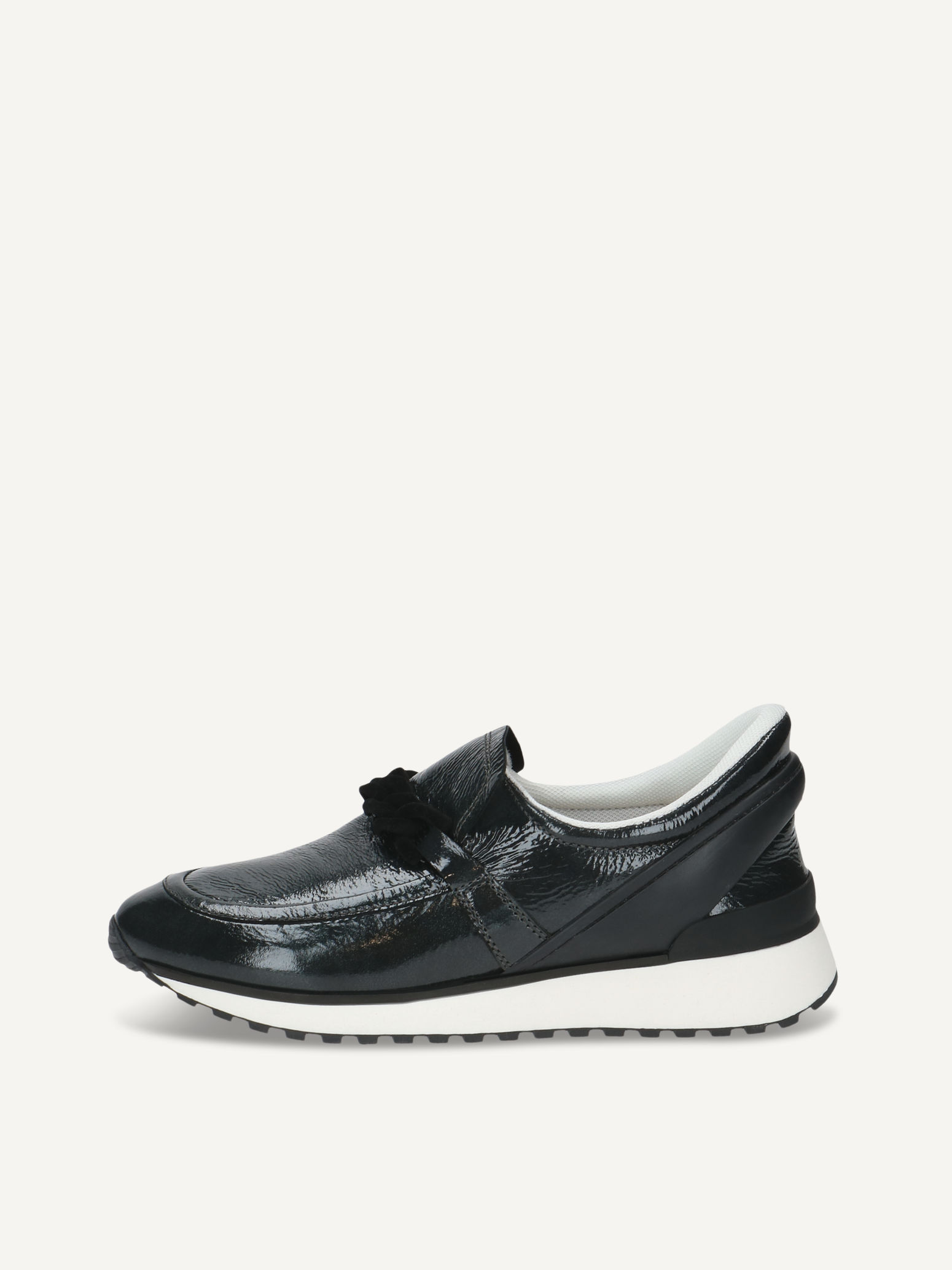 CAPRICE Sneaker, grün, aus Leder und Synthetik mit Plateauabsatz, Gr. 41