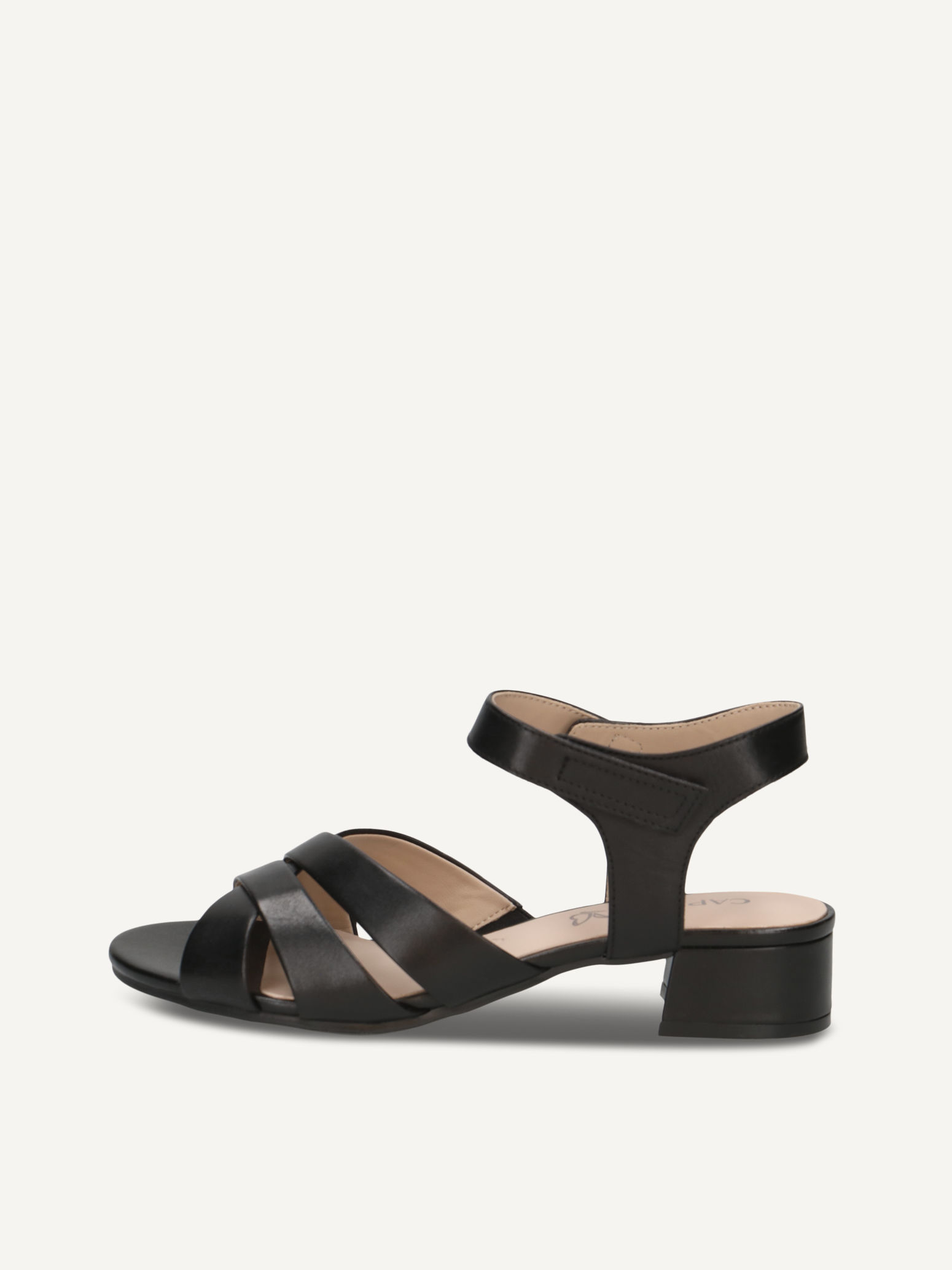 CAPRICE Heeled sandal, , made of Leather with Block heel, Size 38.5