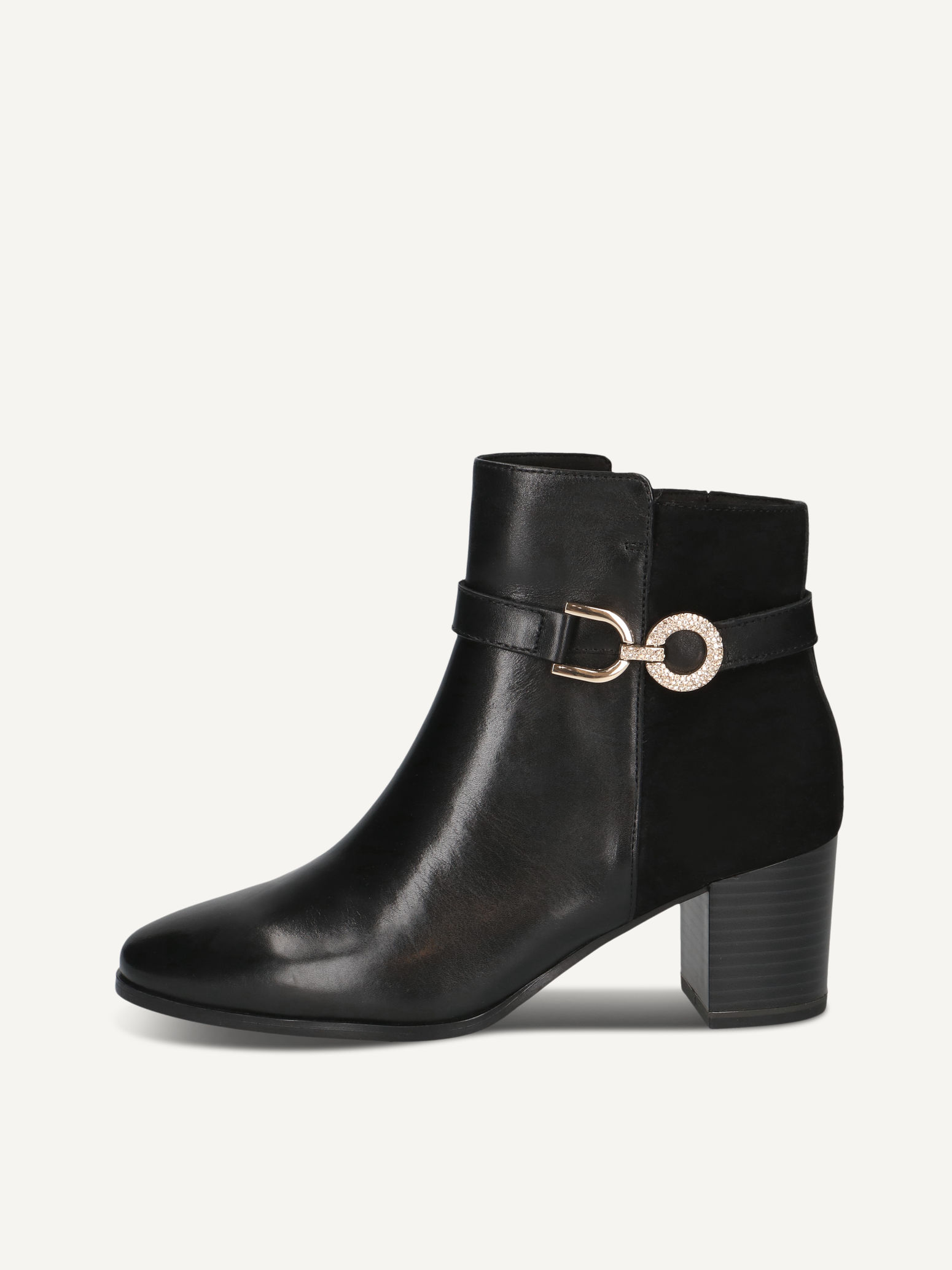 CAPRICE Bootie, , made of Leather with Block heel, Size 37.5