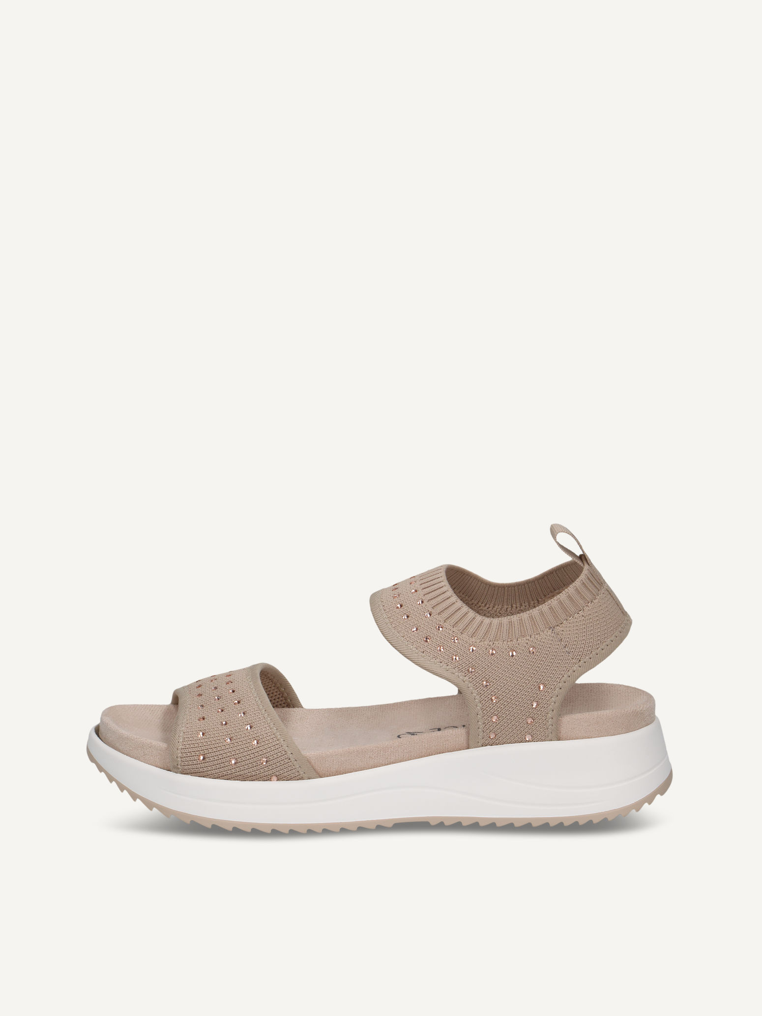 CAPRICE Sandal, , made of Textiles without heel, Size 38