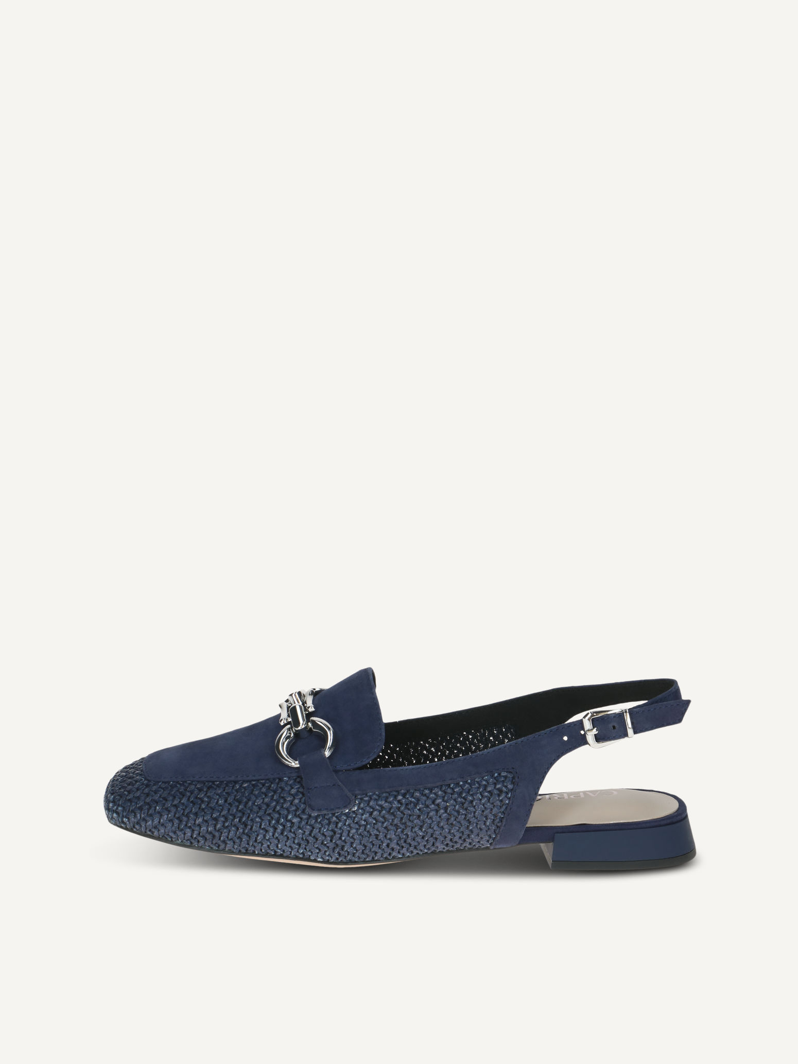 CAPRICE Ballerina, , made of Leather and synthetic with Trapeze heel, Size 39