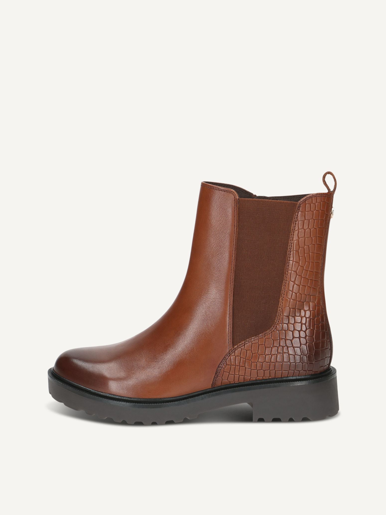 CAPRICE Chelsea boot, , made of Leather and synthetic without heel, Size 37