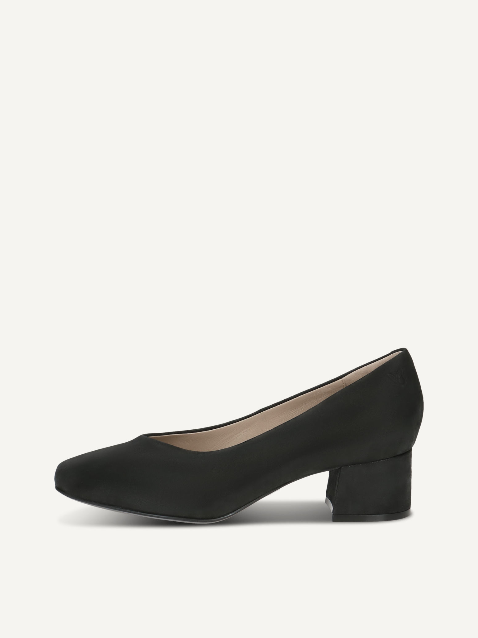 CAPRICE Pumps, , made of Leather with Trapeze heel, Size 42