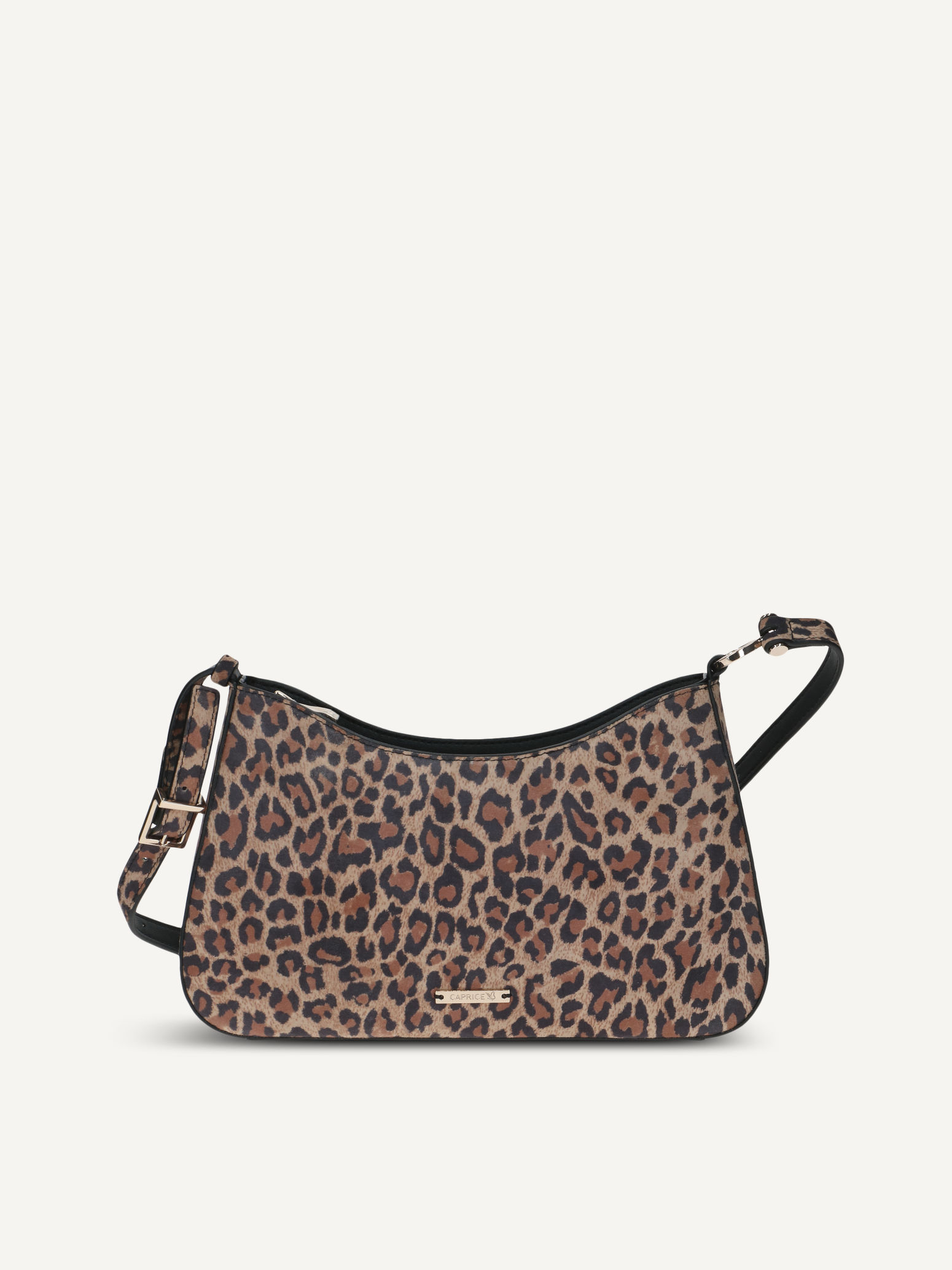 CAPRICE Handbag, beige, made of Leather and textile, Size 1