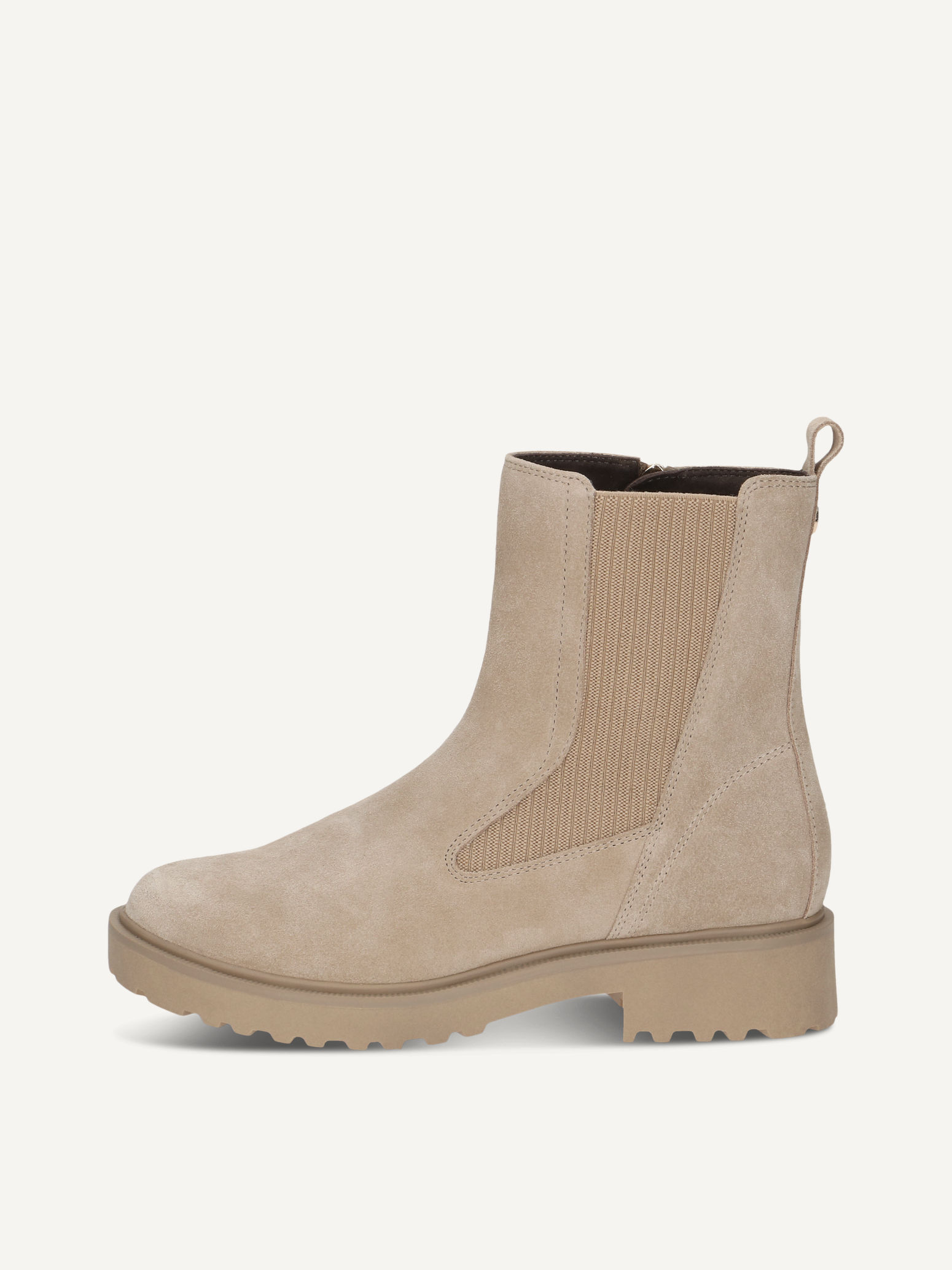 CAPRICE Chelsea boot, , made of Leather and synthetic with Block heel, Size 40
