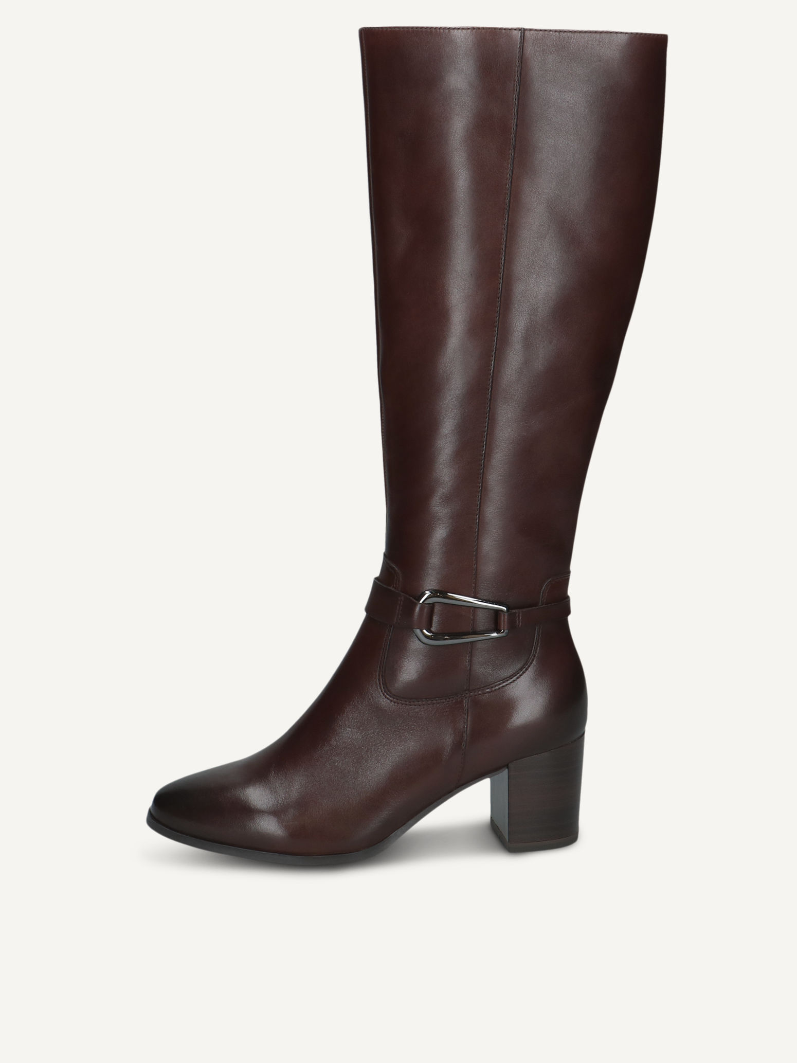 CAPRICE Bottes marron en Cuir avec Talon bloc P40 170$