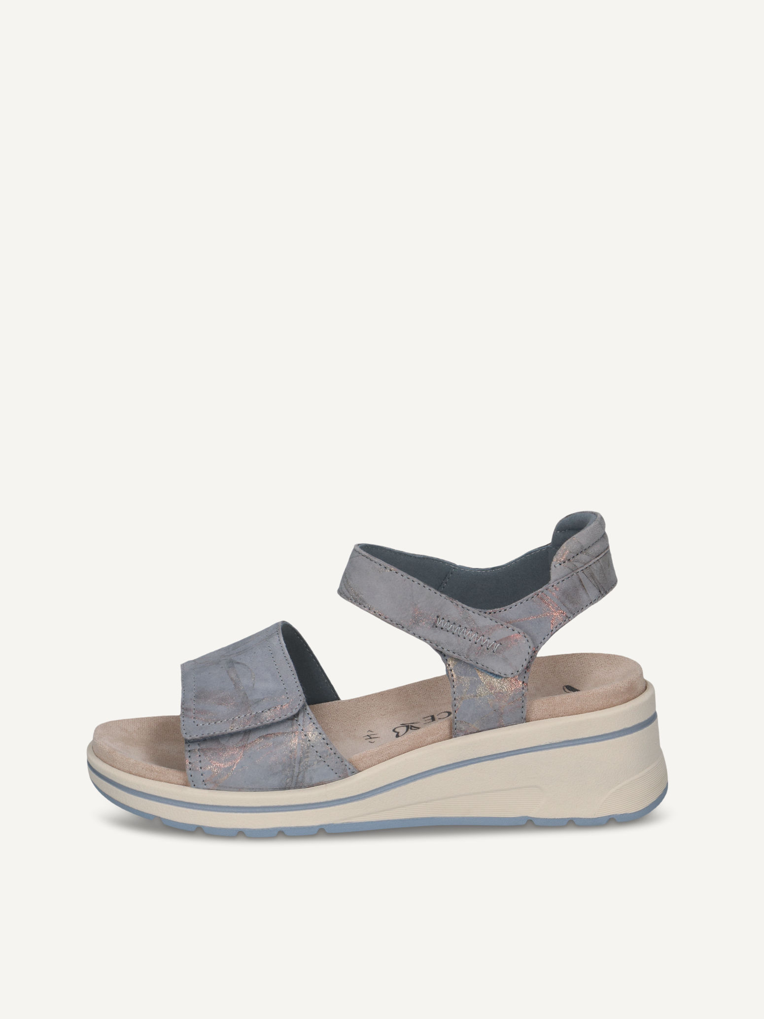 CAPRICE Heeled sandal, , made of Leather with Wedge heel, Size 41