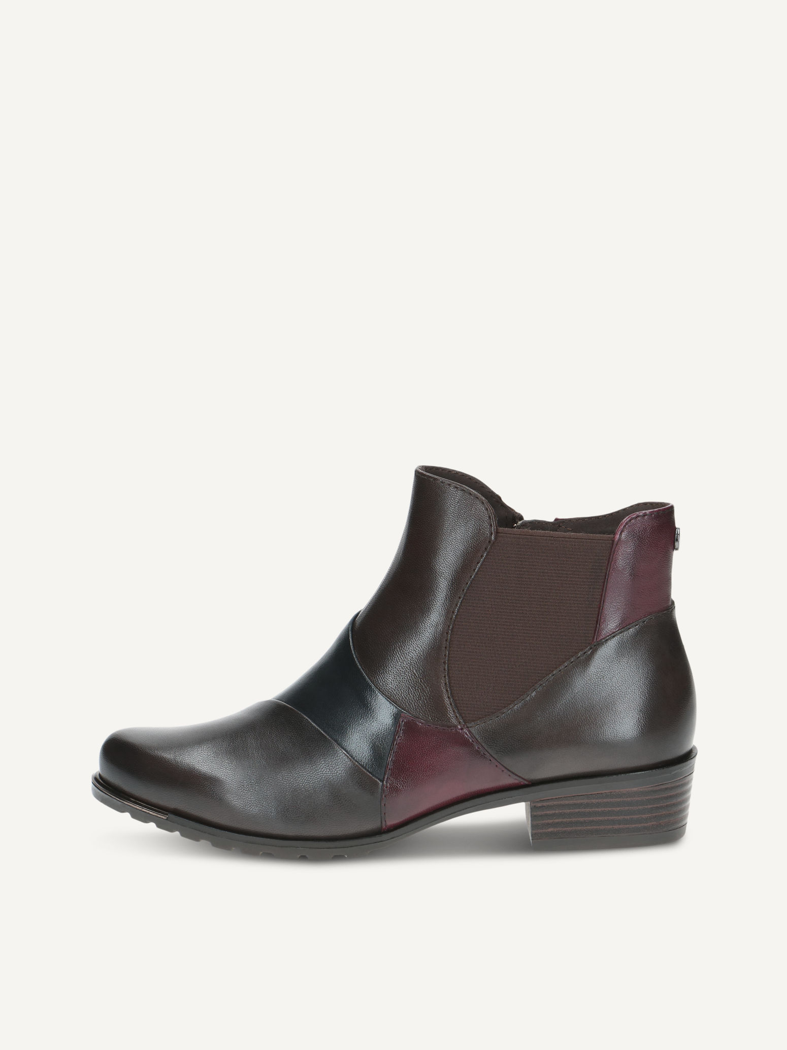 CAPRICE Bootie, multicolor, made of Leather and synthetic with Block heel, Size 40