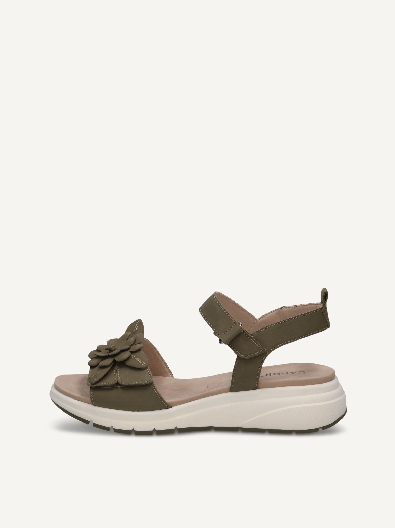 CAPRICE Sandal, , made of Leather without heel, Size 42