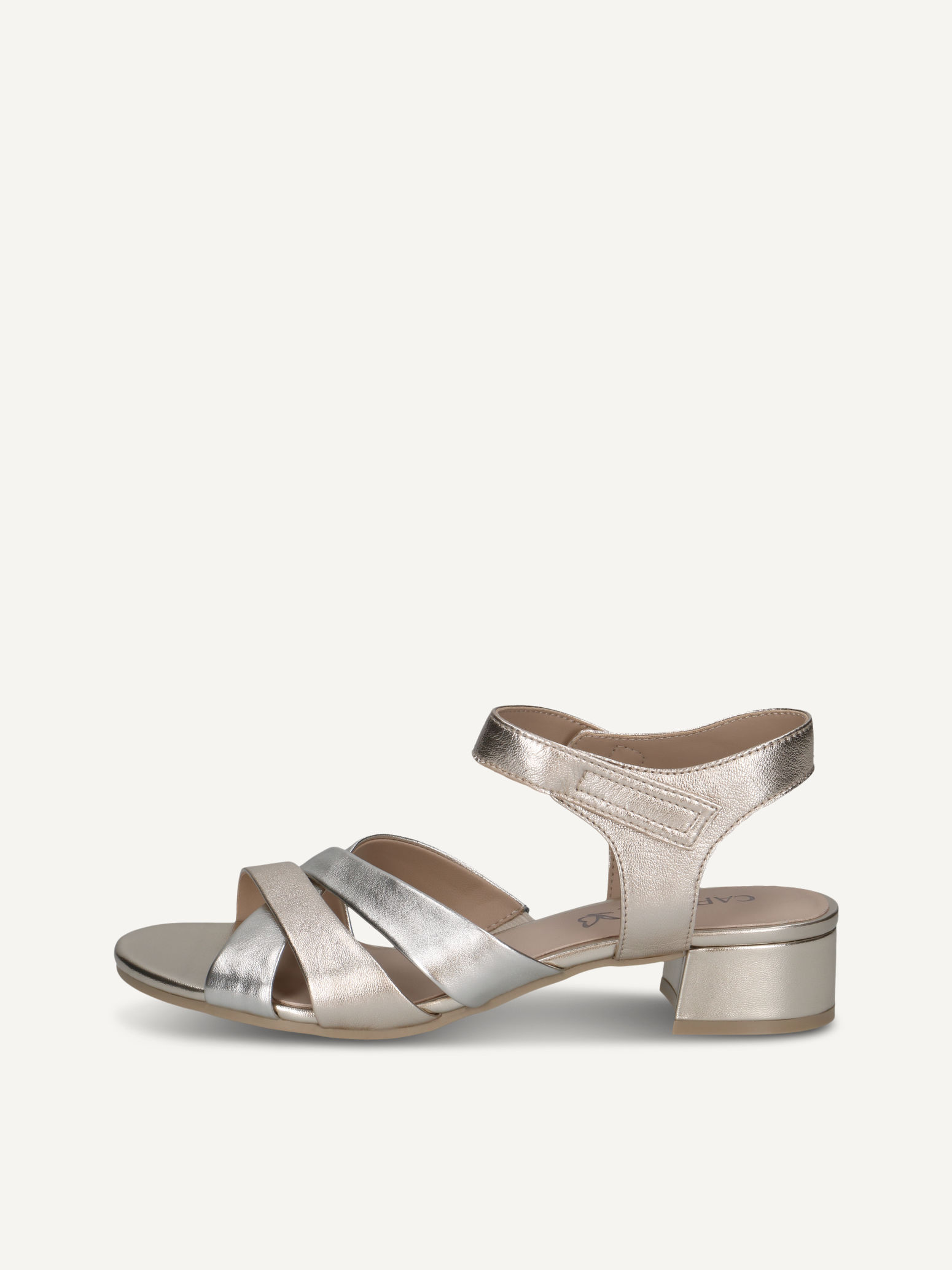 CAPRICE Heeled sandal, , made of Leather with Block heel, Size 40