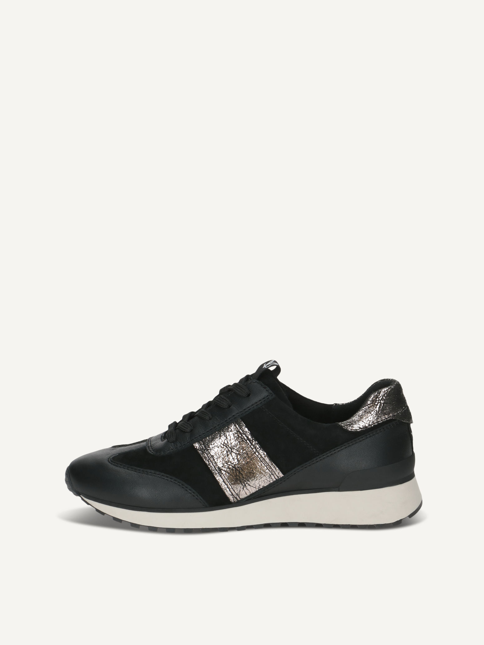 CAPRICE Sneaker, schwarz, aus Leder , Gr. 37