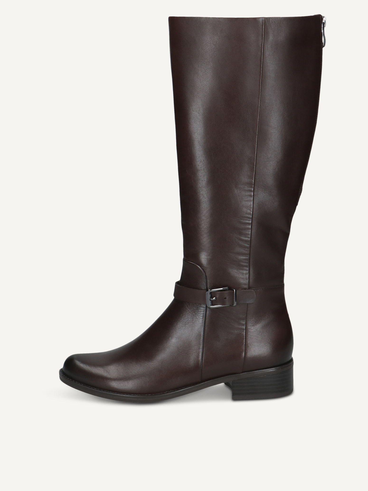CAPRICE Bottes marron en Cuir avec Talon bloc P41 160$