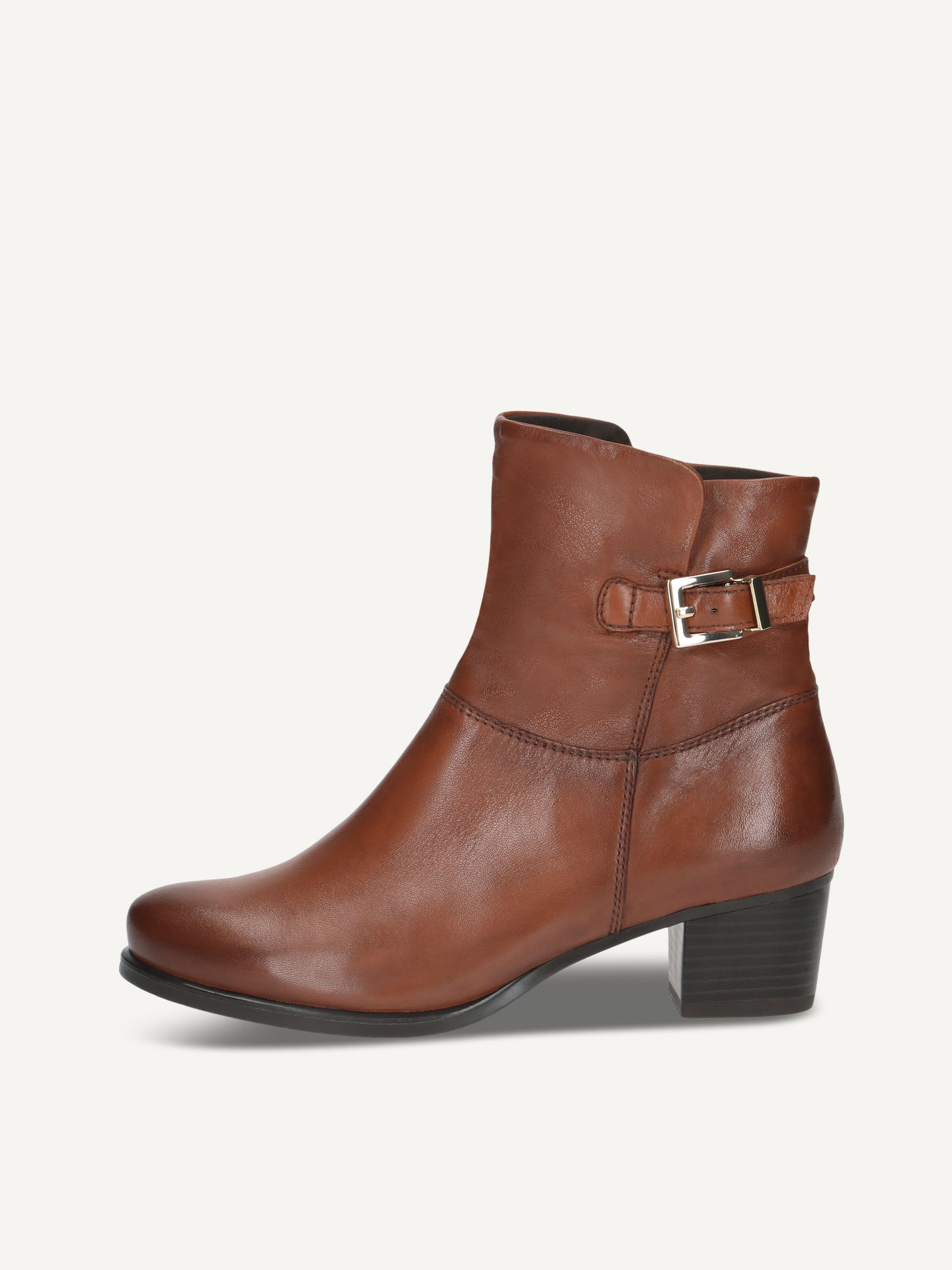 CAPRICE Bootie, , made of Leather with Block heel, Size 37.5