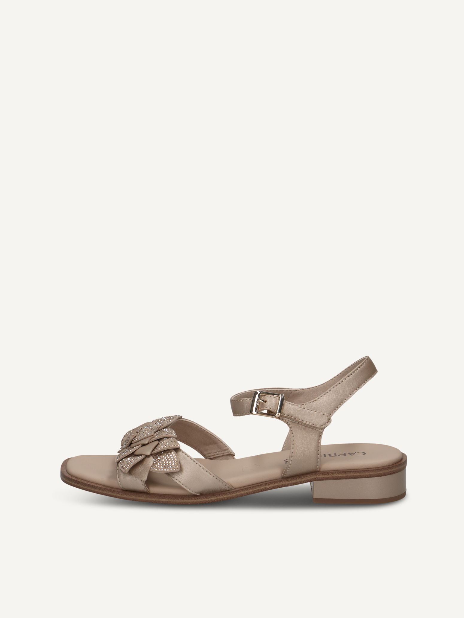 CAPRICE Heeled sandal, , made of Leather with Block heel, Size 42