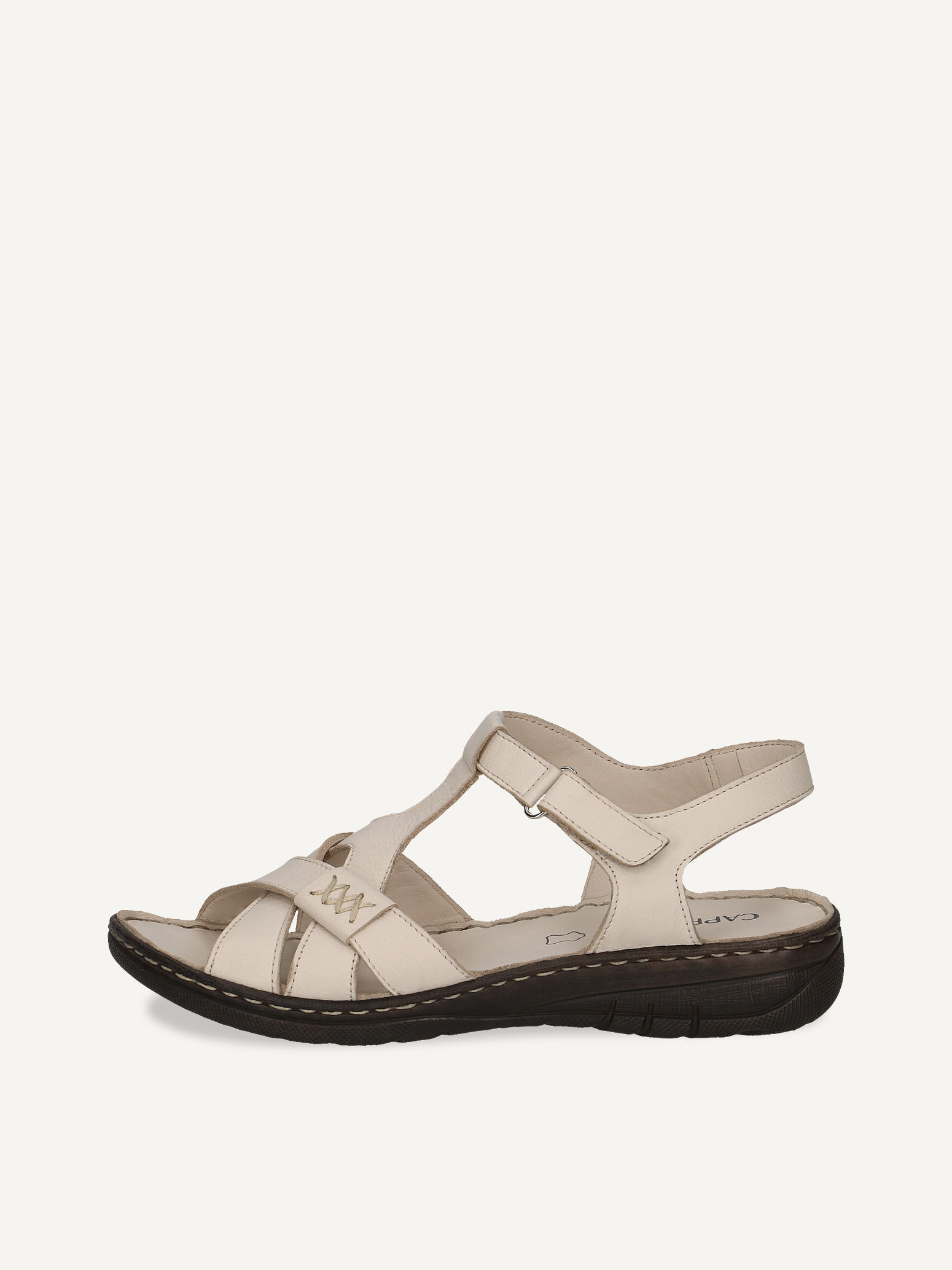 CAPRICE Heeled sandal, , made of Leather without heel, Size 38
