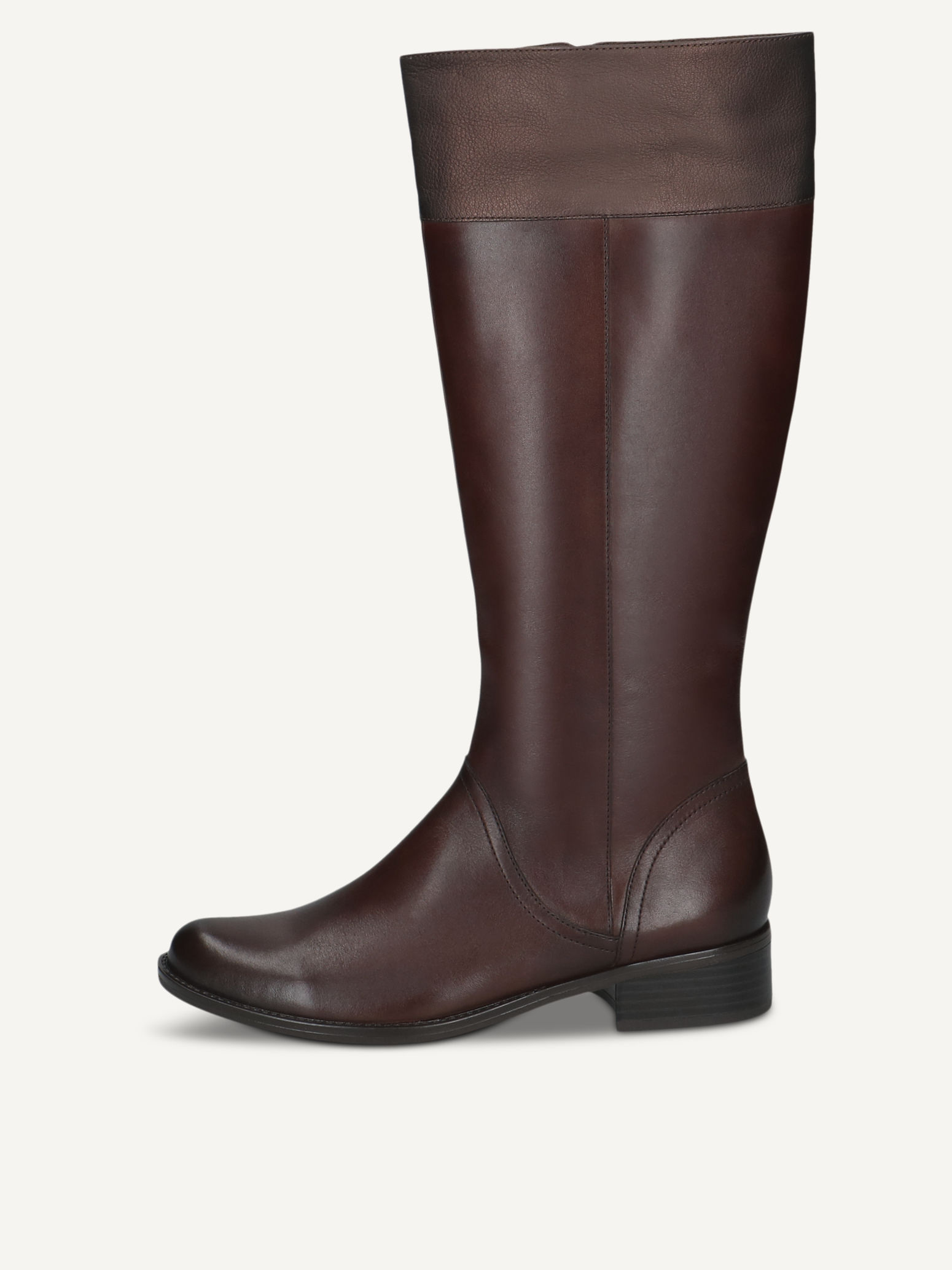 CAPRICE Bottes marron en Cuir avec Talon bloc P375 140$