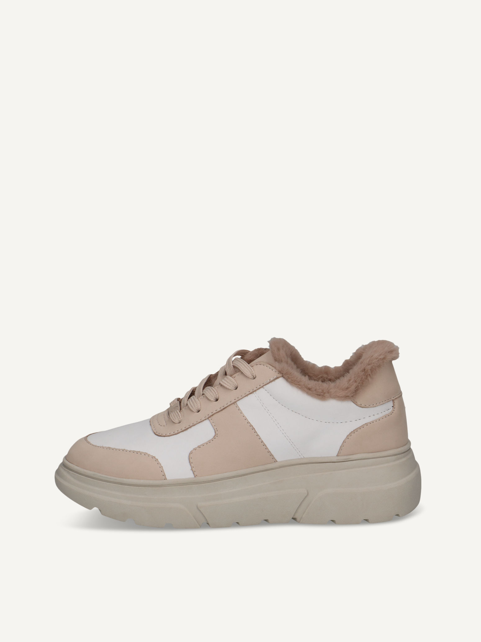 CAPRICE Sneaker, weiß, aus Leder mit Keilabsatz, Gr. 36