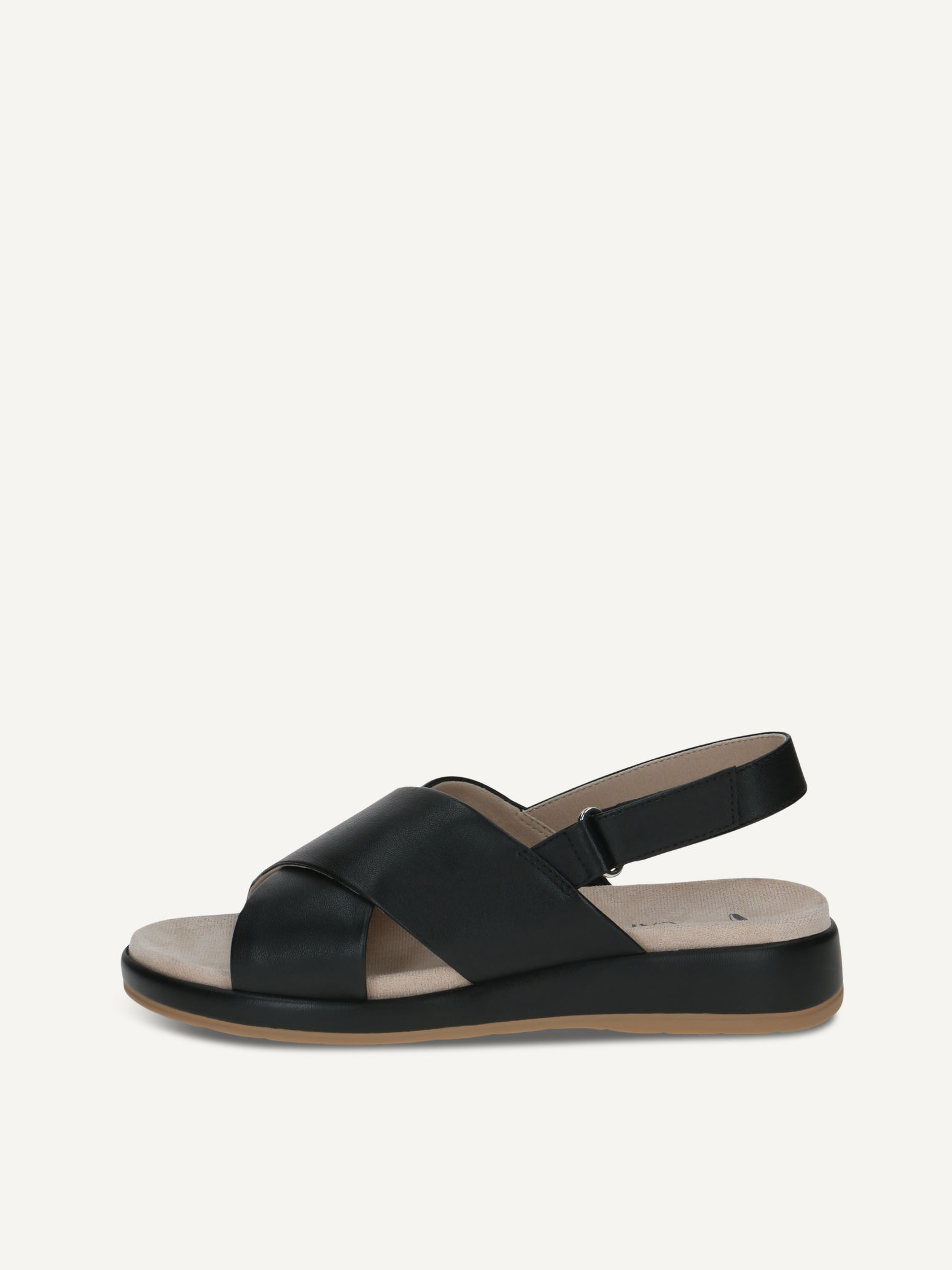 CAPRICE Sandal, , made of Leather without heel, Size 38