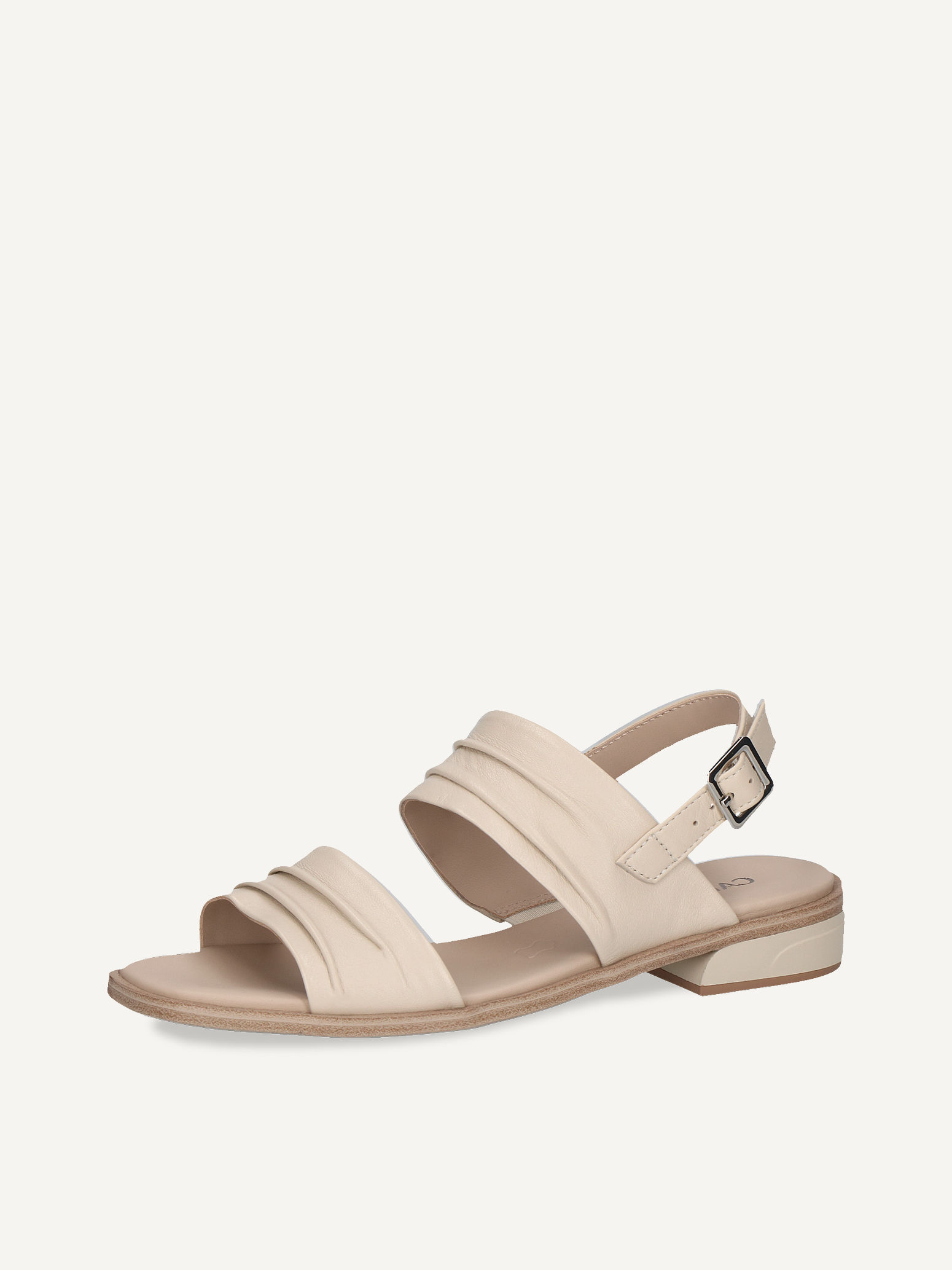 Sandale en cuir - blanc