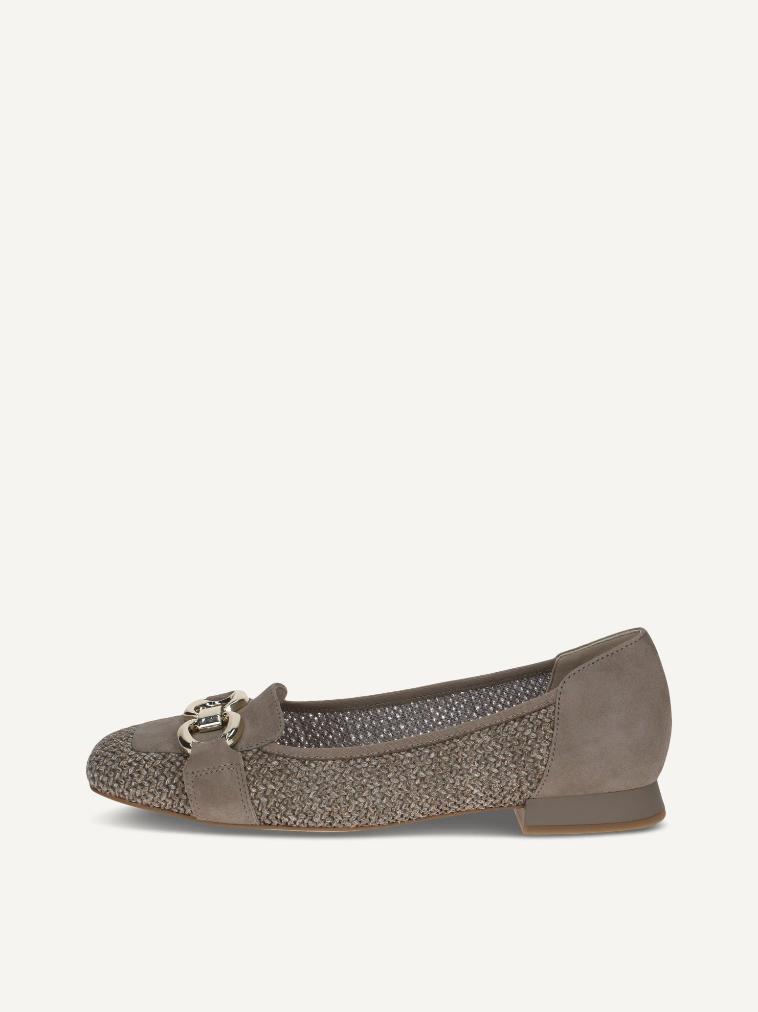 CAPRICE Slipper, , made of Leather and synthetic with Trapeze heel, Size 39