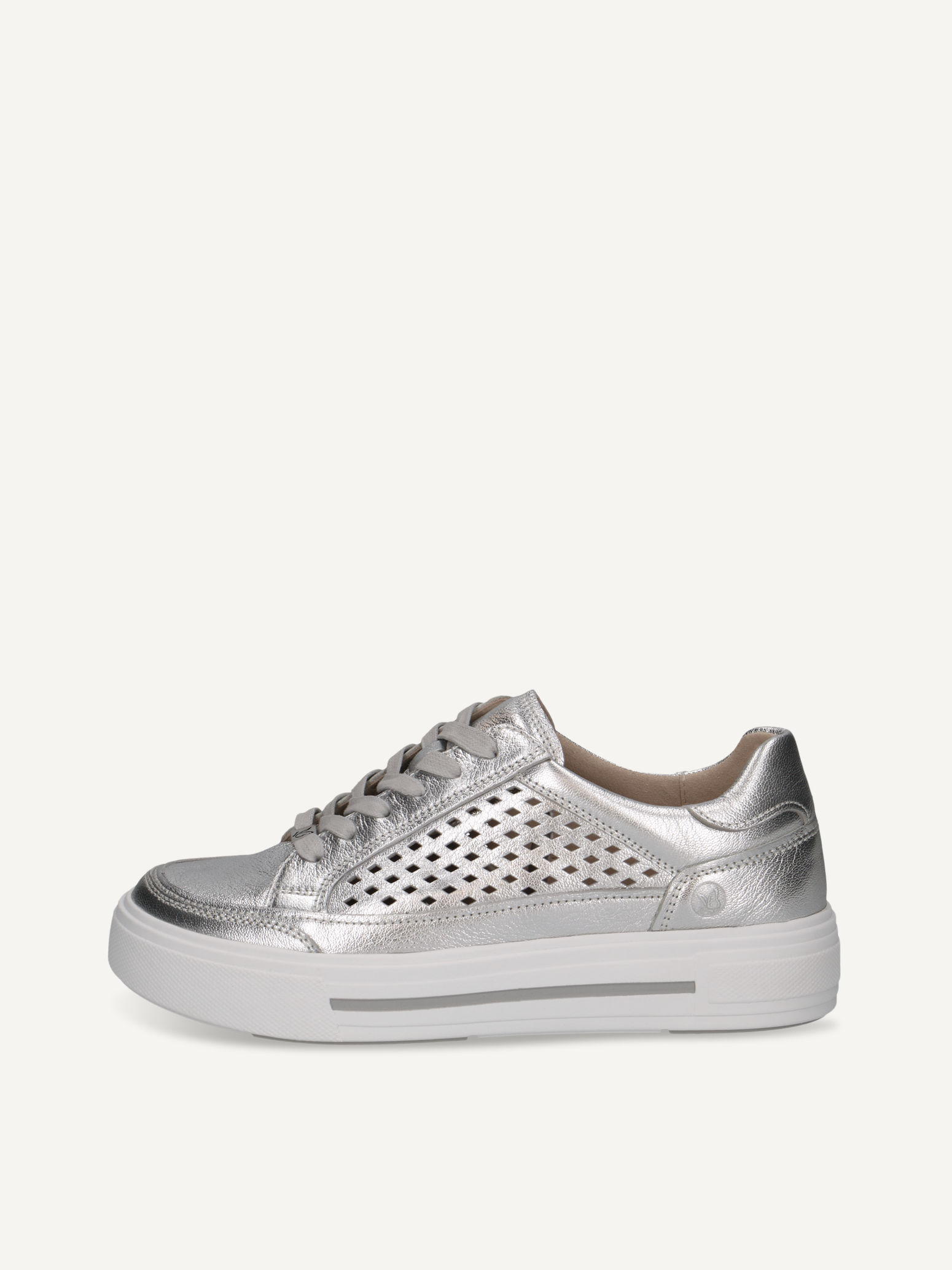 CAPRICE Sneaker, metallic, made of Leather, Size 39