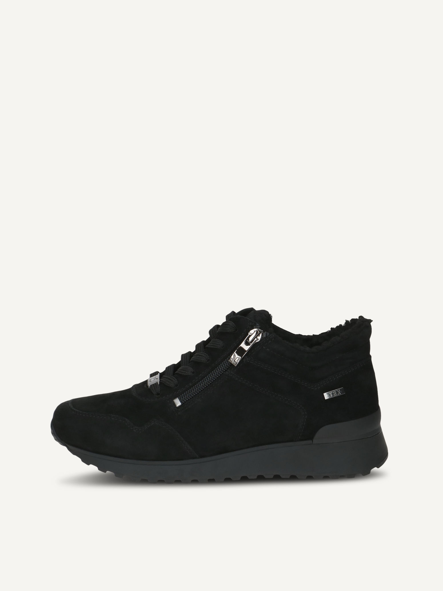 CAPRICE Sneaker, black, made of Leather, Size 36