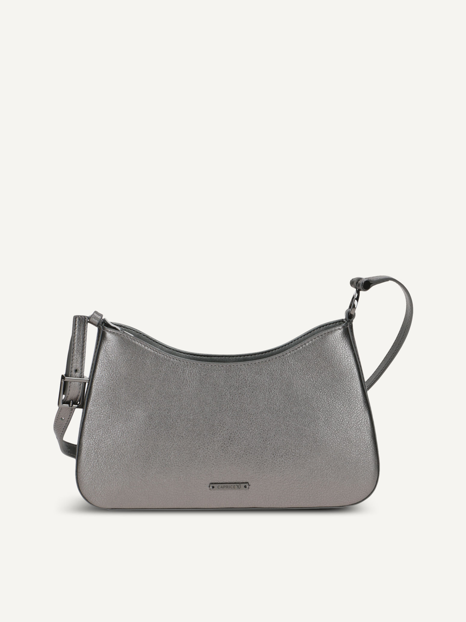CAPRICE Handbag, metallic, made of Leather and textile, Size 1