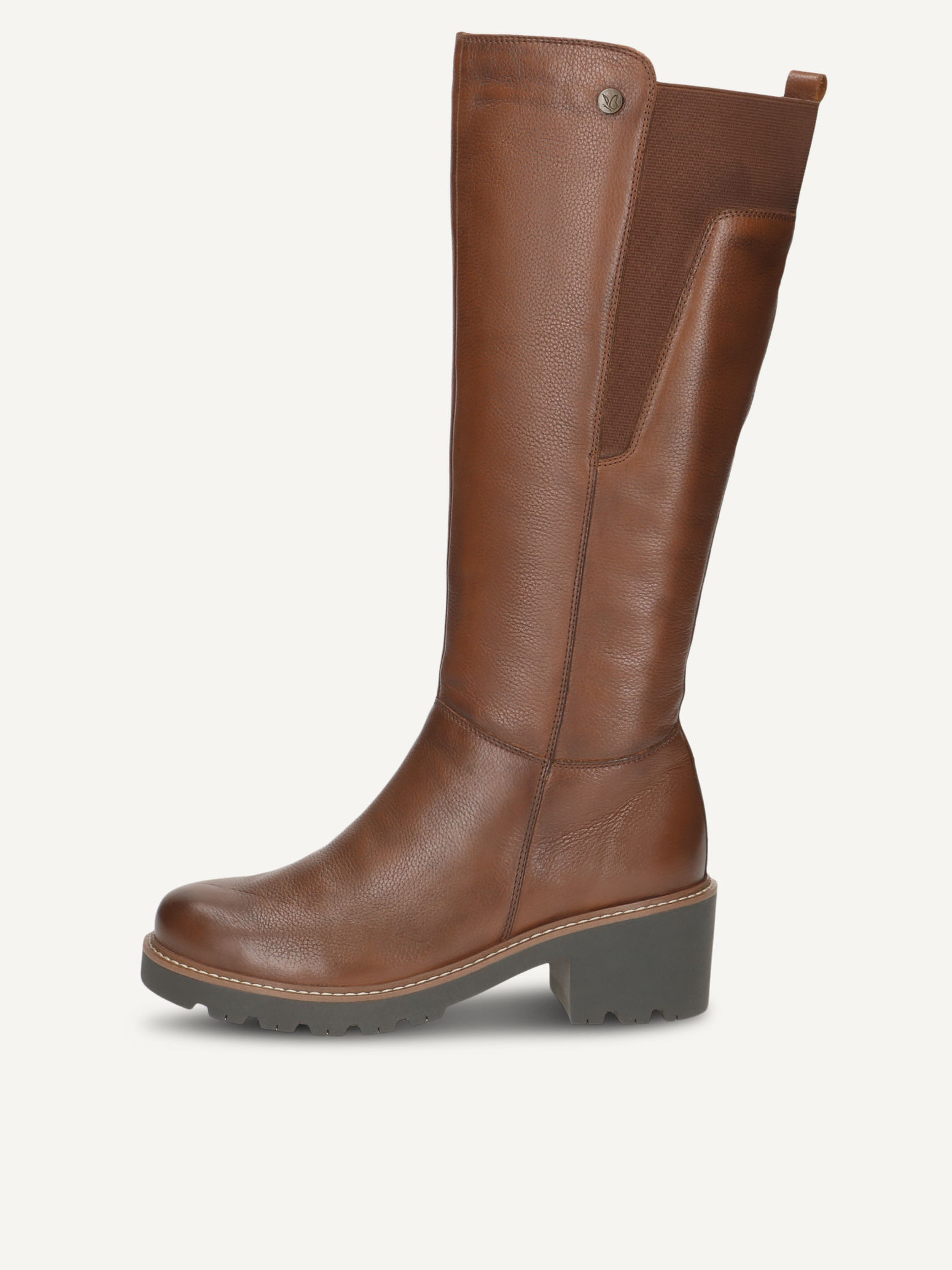CAPRICE Stiefel, braun, aus Leder ohne Absatz, Gr. 40