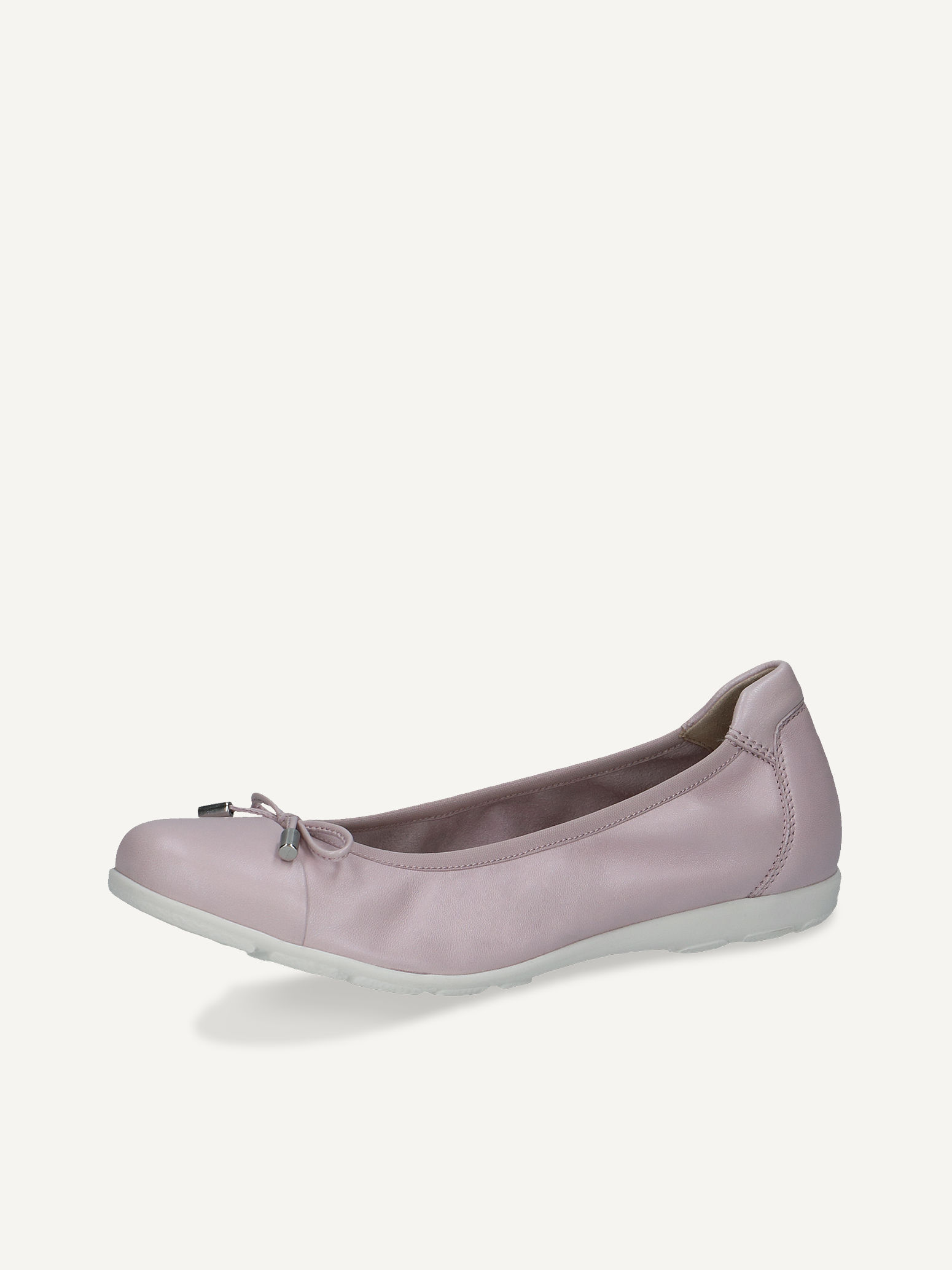 Ballerine en cuir - mauve