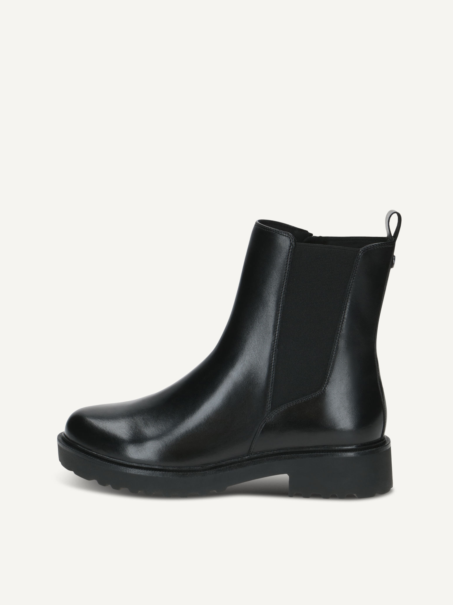 CAPRICE Chelsea boot, , made of Leather and synthetic without heel, Size 37