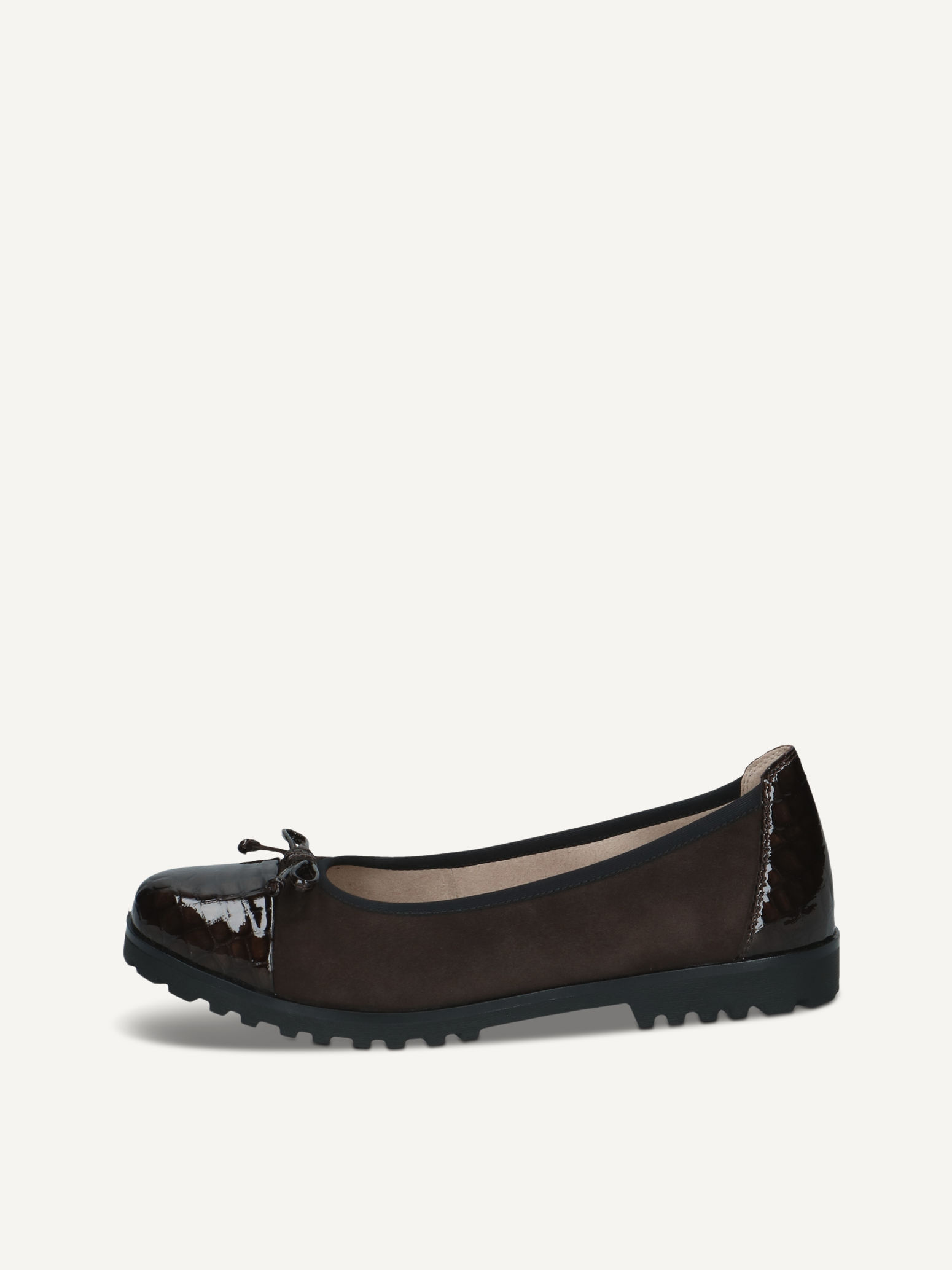 CAPRICE Ballerine marron en Cuir P37 80$